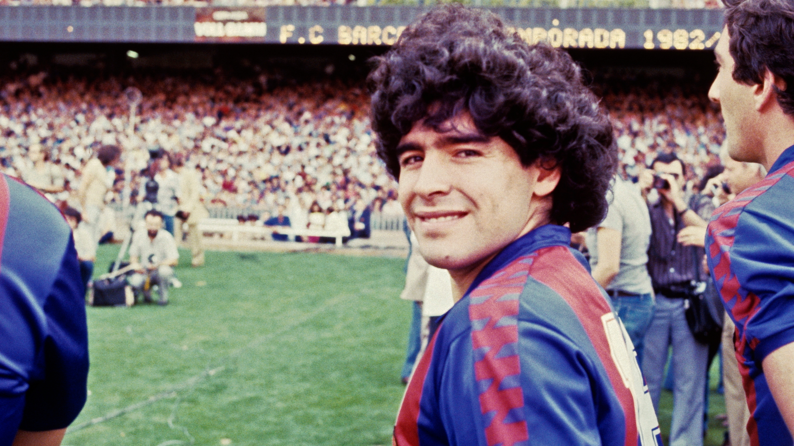 Diego Armando Maradona, en su paso por Barcelona, en 1982 (Foto: EFE)
