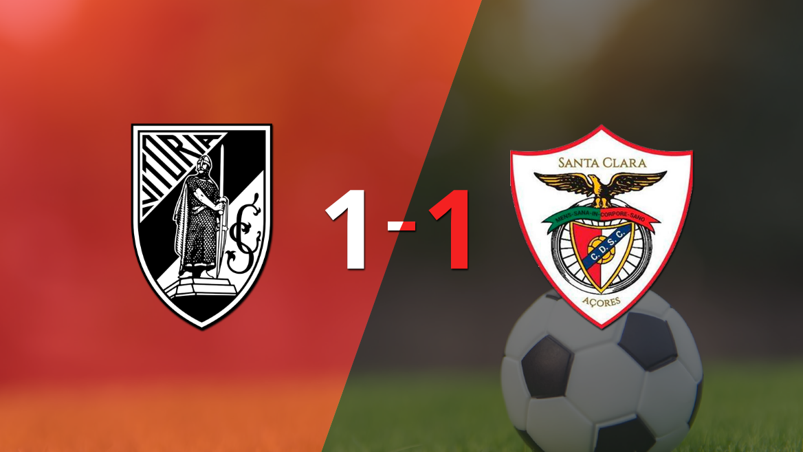 Vitória Guimarães y Santa Clara se reparten los puntos y empatan 1-1