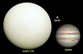 El exoplaneta más grande descubierto a la fecha que es WASP-17b