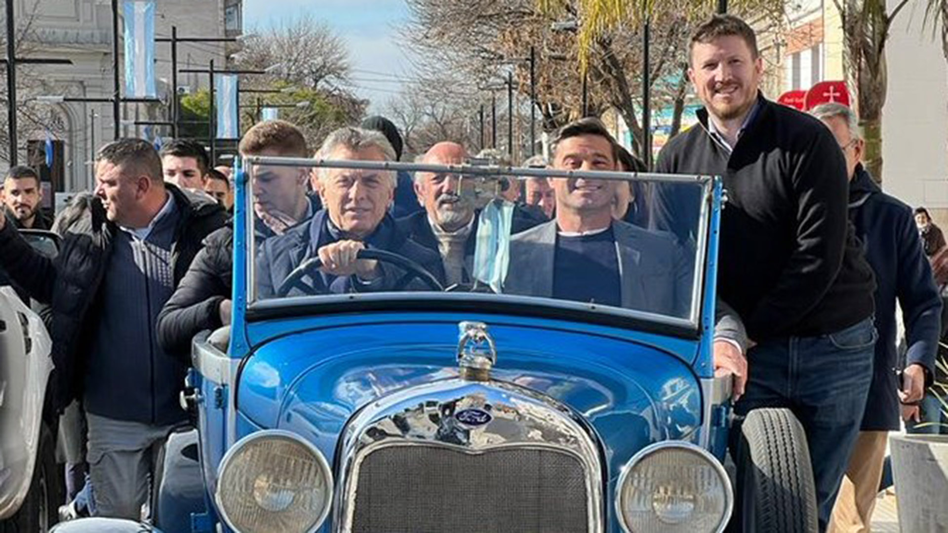 Mauricio Macri estuvo en Santa Fe, acompañado por Federico Angelini, vicepresidente del PRO nacional