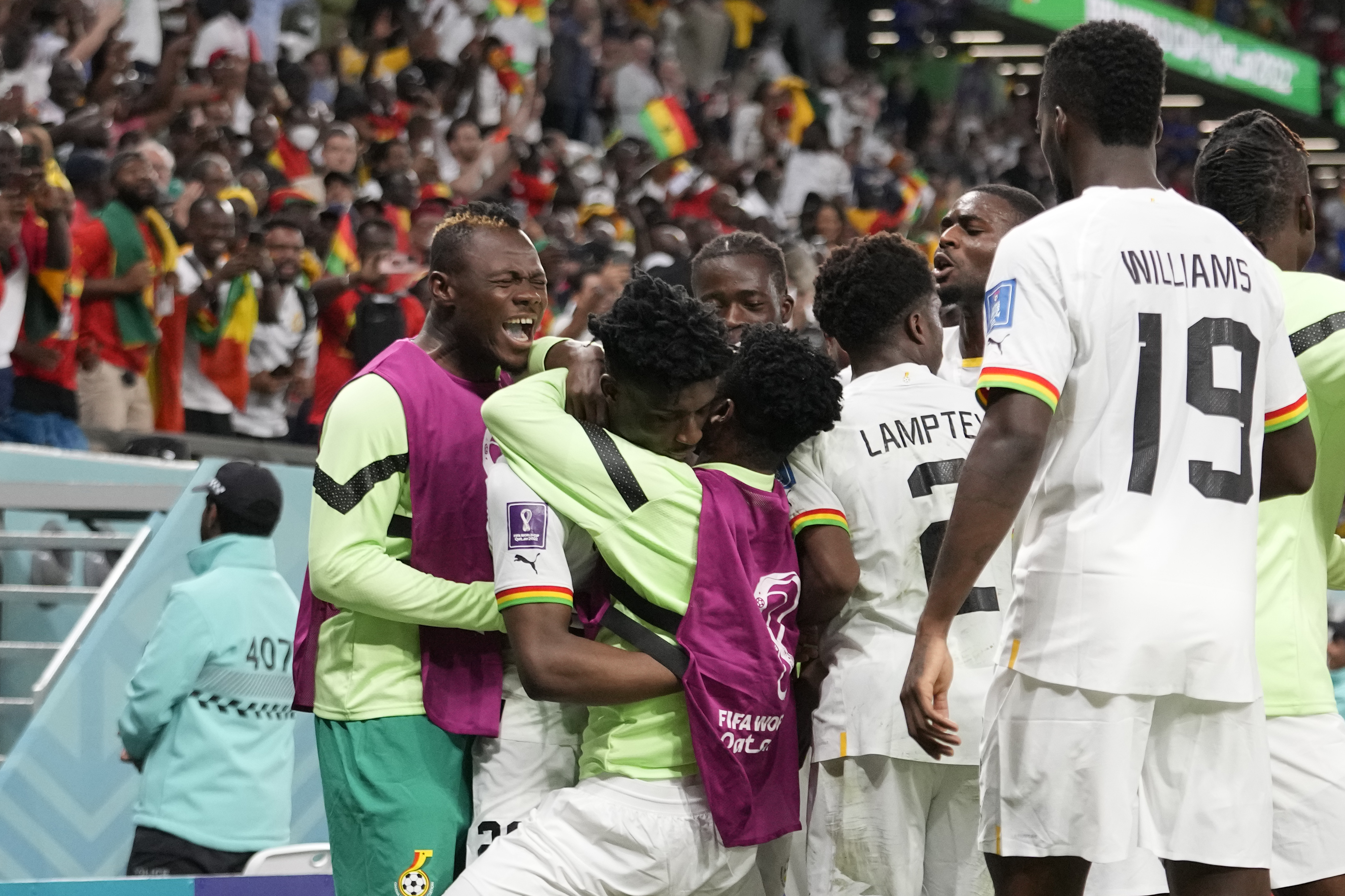 Ghana puede meterse en los octavos de final del Mundial Qatar 2022. Imagen: AP Photo/Luca Bruno.