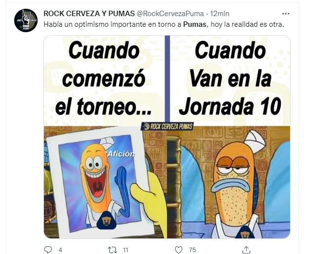 Los memes de Pumas y Azul por las goleadas la Jornada de la Liga MX - Infobae