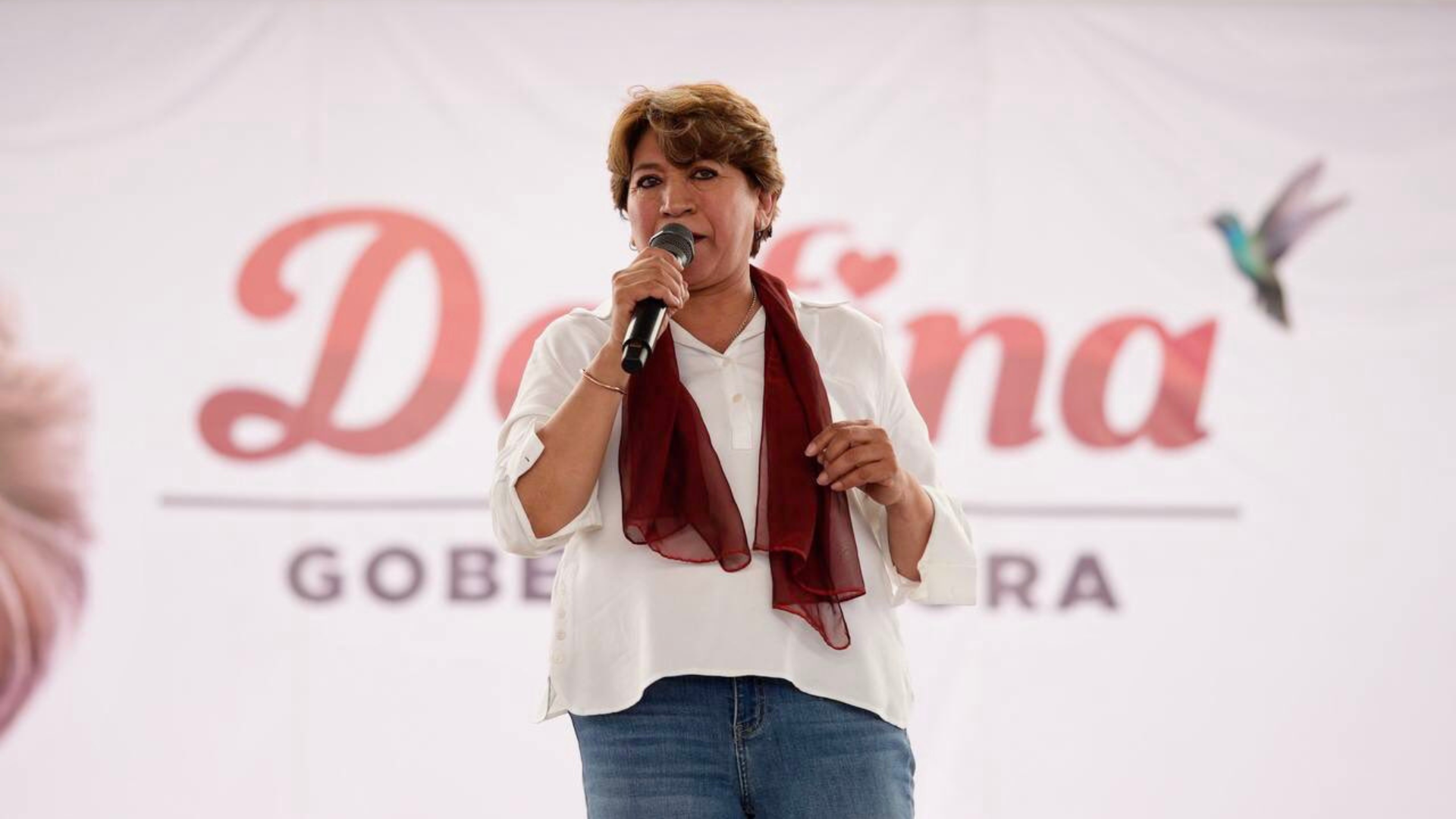 Delfina Gómez mantiene la preferencia electoral en el Edomex a un mes de iniciadas las campañas