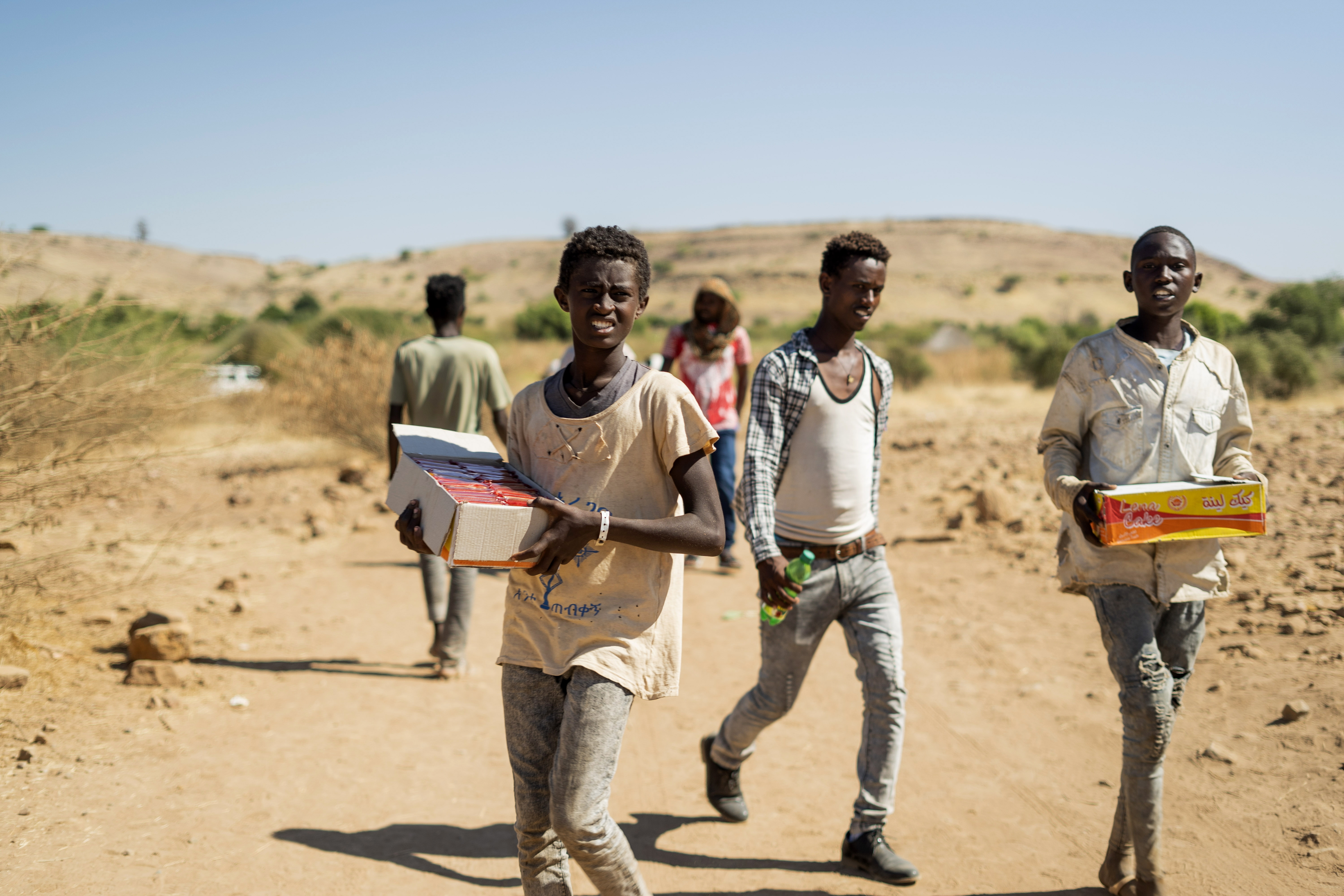 Mas de 54.000 niños y adolescentes han sido desplazados por las violencias y masacres en Etiopía 
EFE/EPA/ALA KHEIR/Archivo

