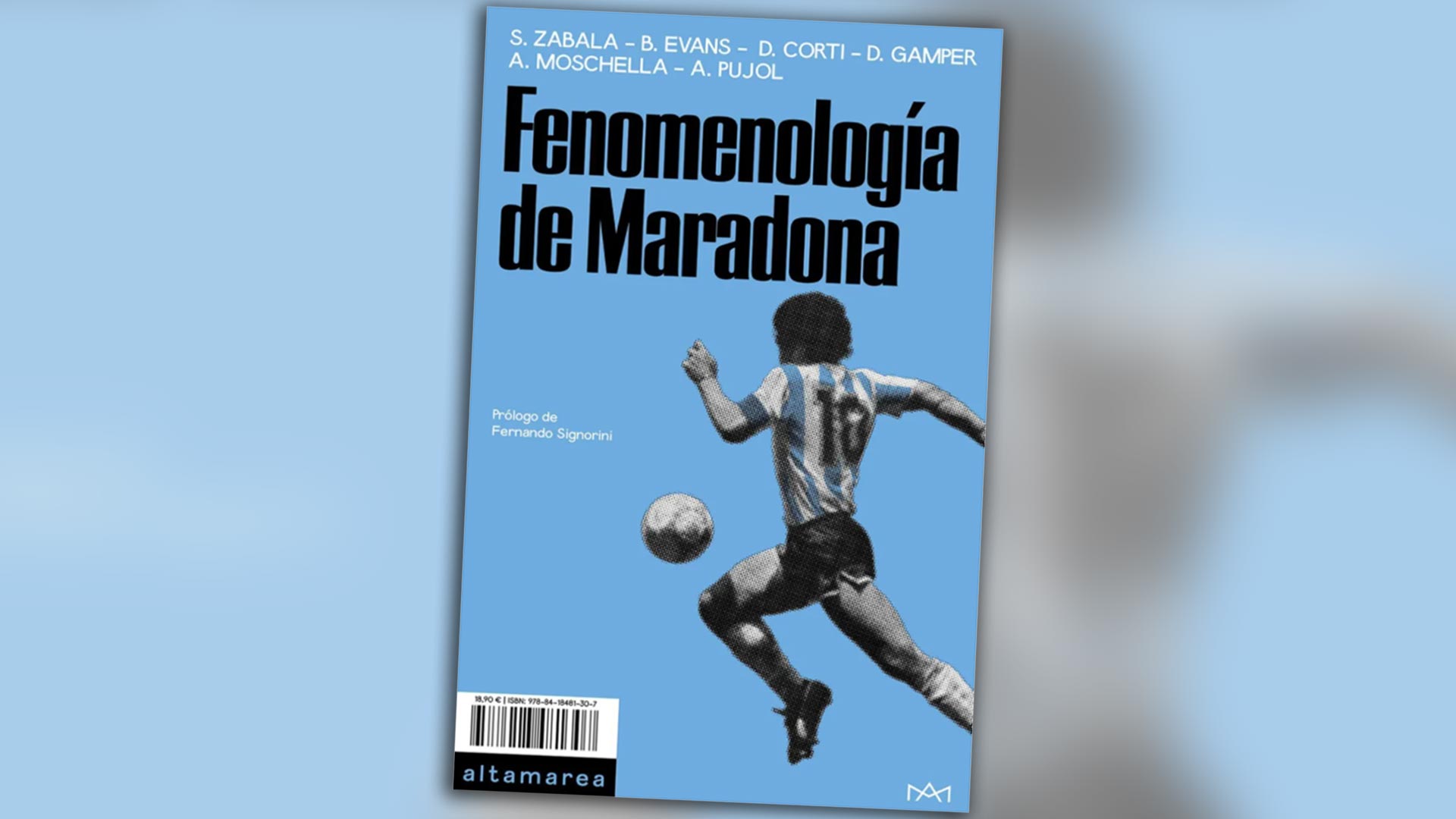 "Fenomenología de Maradona" (alta marea), de AA. VV.