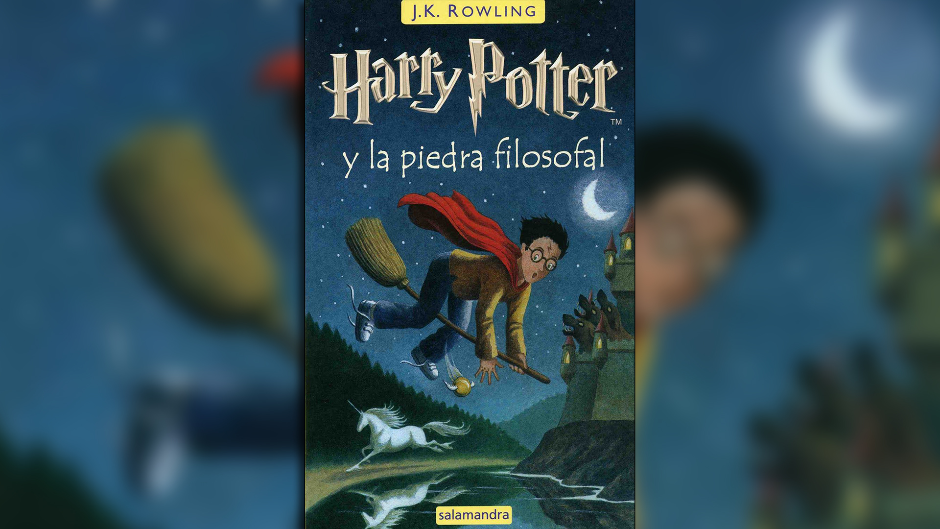 Portada del primer libro de la saga Harry Potter
