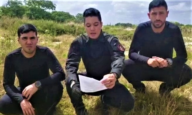 Josué Abraham Hidalgo, Franklin Caldera y Ruso Cárdenas de la Operación Aurora 