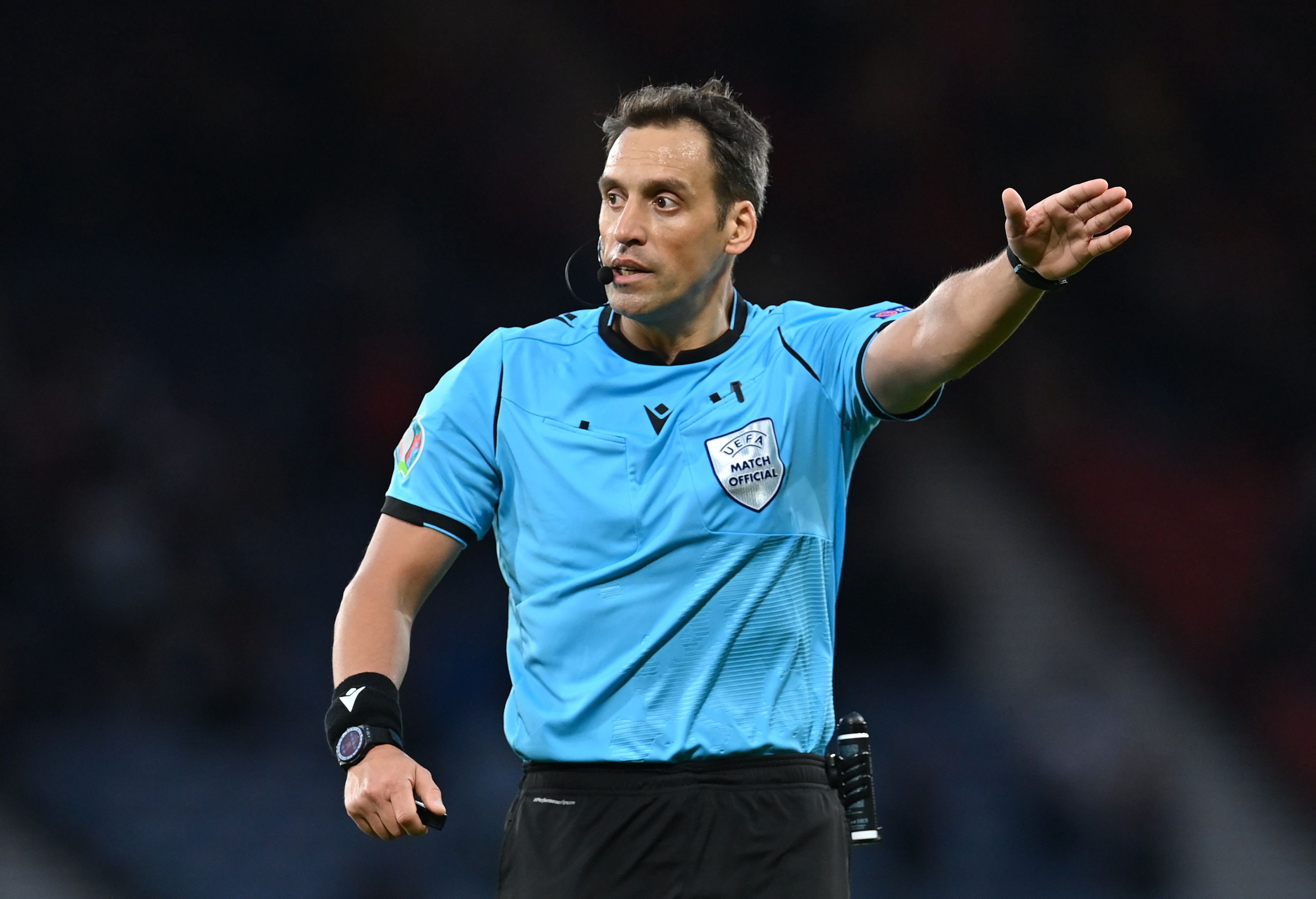 The referee was also appointed for the World Cup in Qatar.  Photo: REUTERS/Paul Ellis