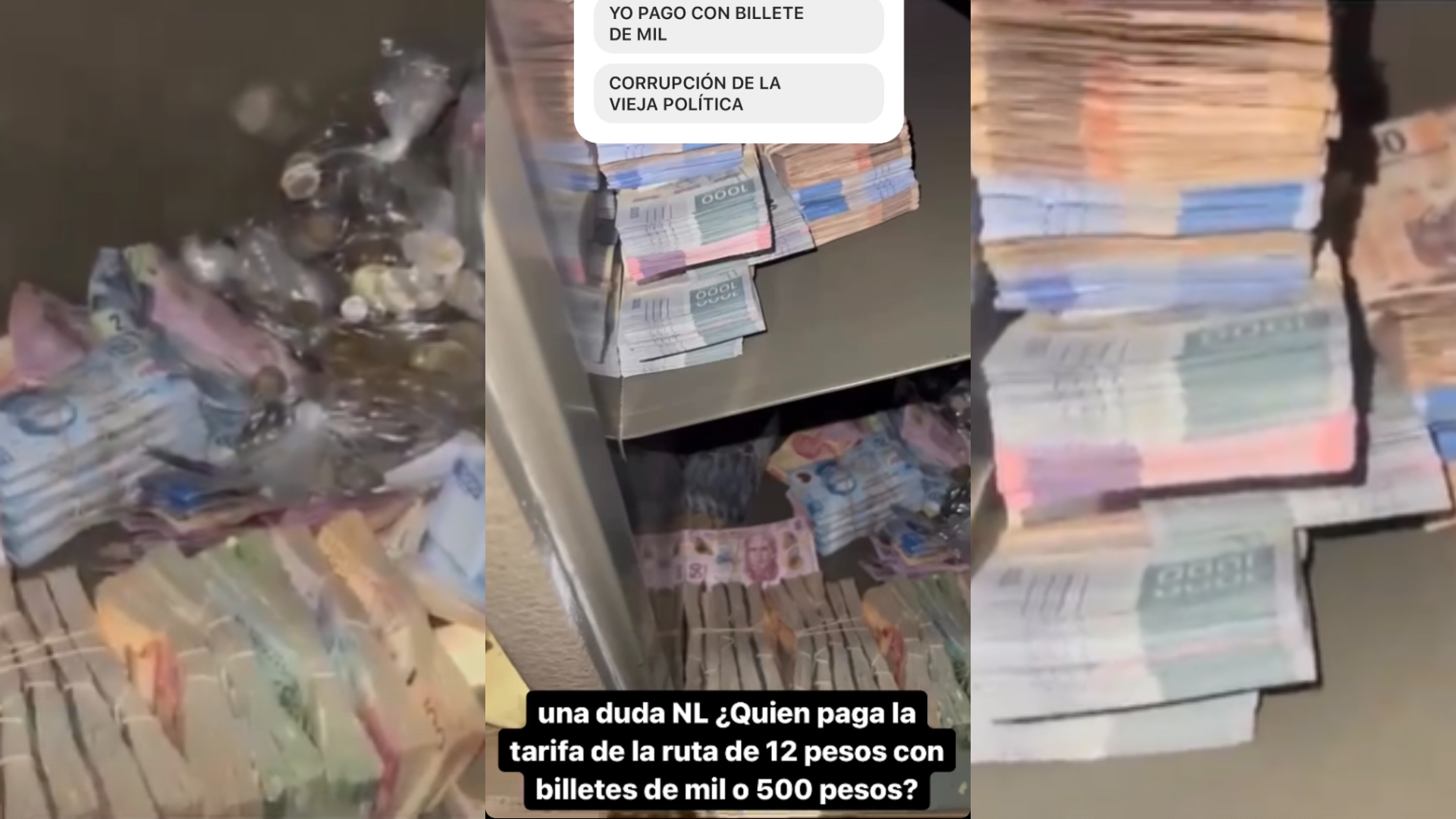 Samuel García exhibió a través de sus redes sociales la corrupción de los transportistas del estado (Fotos: Instagram/Samuel García)