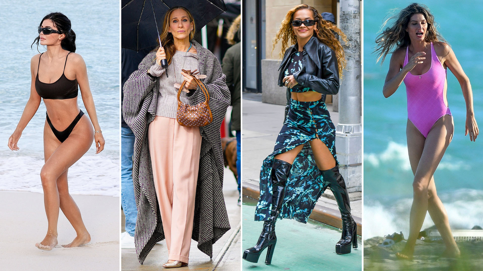 De las vacaciones de Kylie Jenner en el Caribe al impresionante look de Rita Ora en Nueva York: celebrities en un click