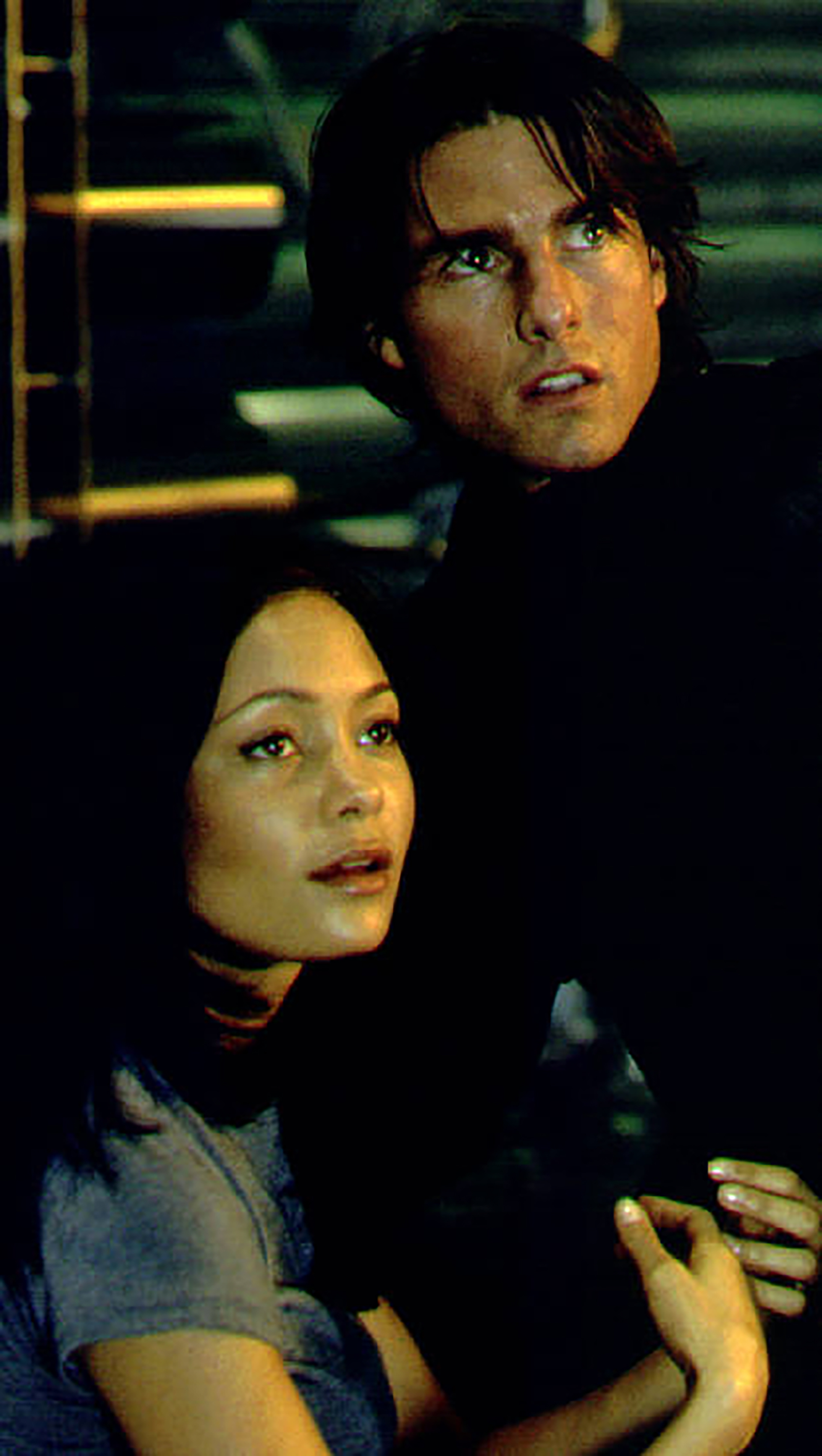 Thandie Newton y Tom Cruise en una escena de "Misión imposible 2"