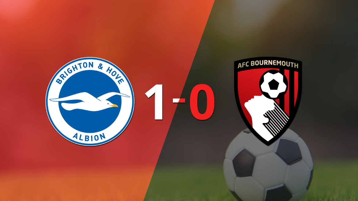 A Brighton and Hove le alcanzó con un gol para derrotar a Bournemouth en The Amex