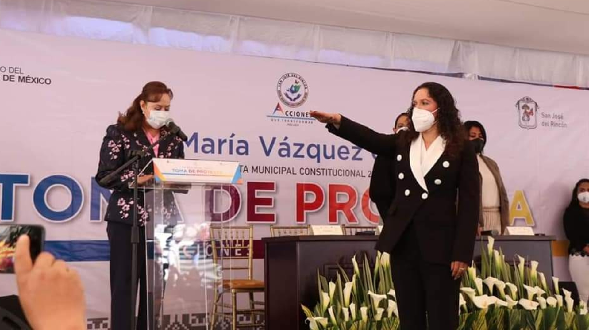 Ana María Vázquez Carmona asumió la presidencia municipal en diciembre de 2021. (Foto: Facebook/Ana Lilia Herrera Anzaldo)