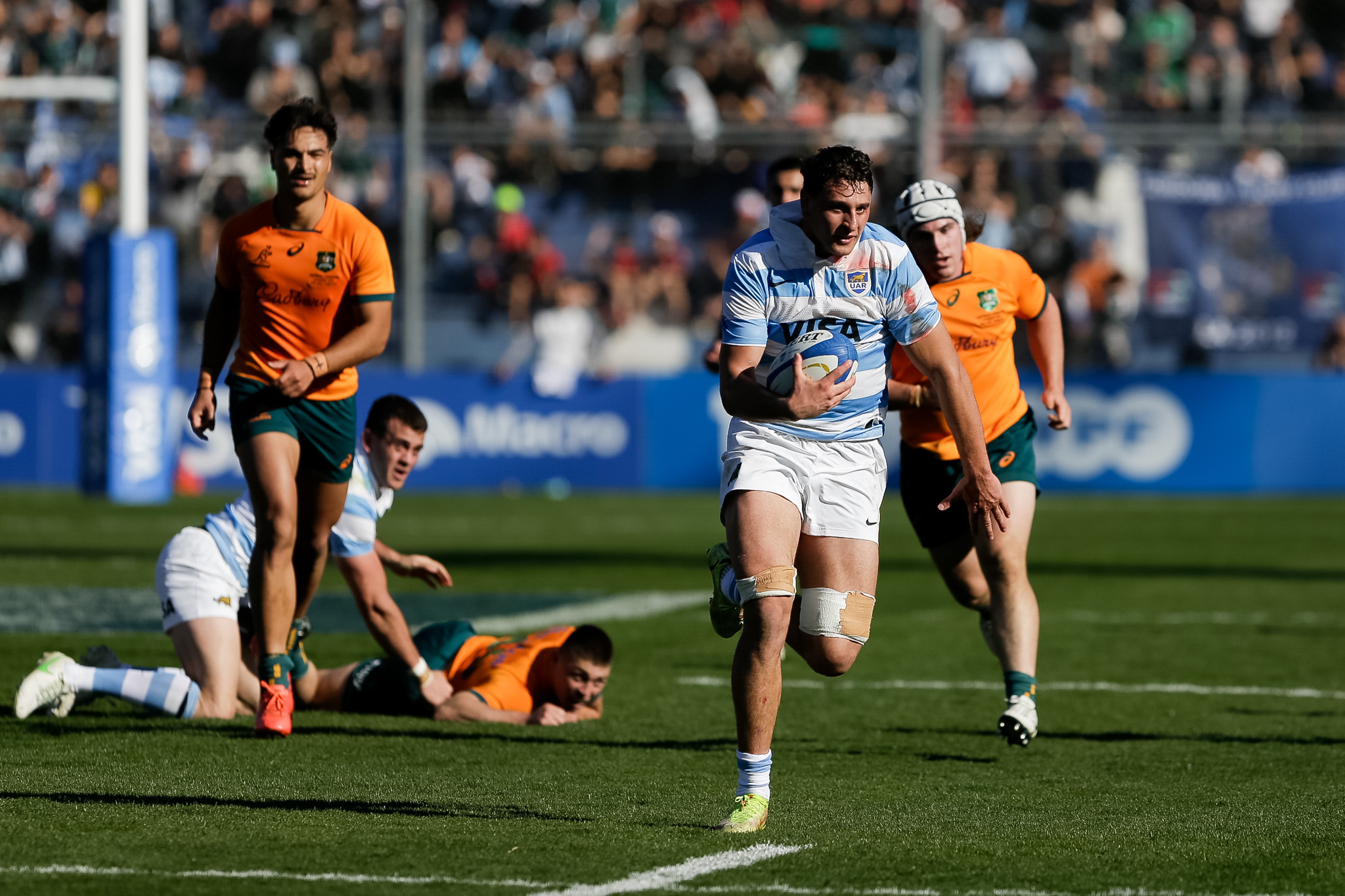 Los Pumas pisaron fuerte para sumar un triunfo histórico en el Rugby Championship: se impusieron 48-17 ante Australia