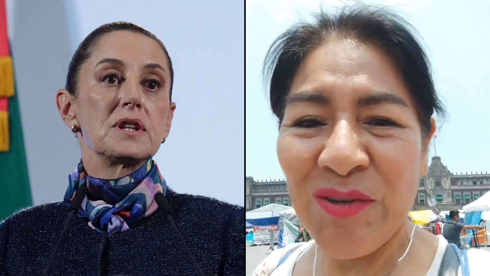 Sheinbaum y Reyna Haydee protagonizan nueva discusión en 'La Mañanera': “Nosotros no reprimimos la libertad de expresión” - Infobae