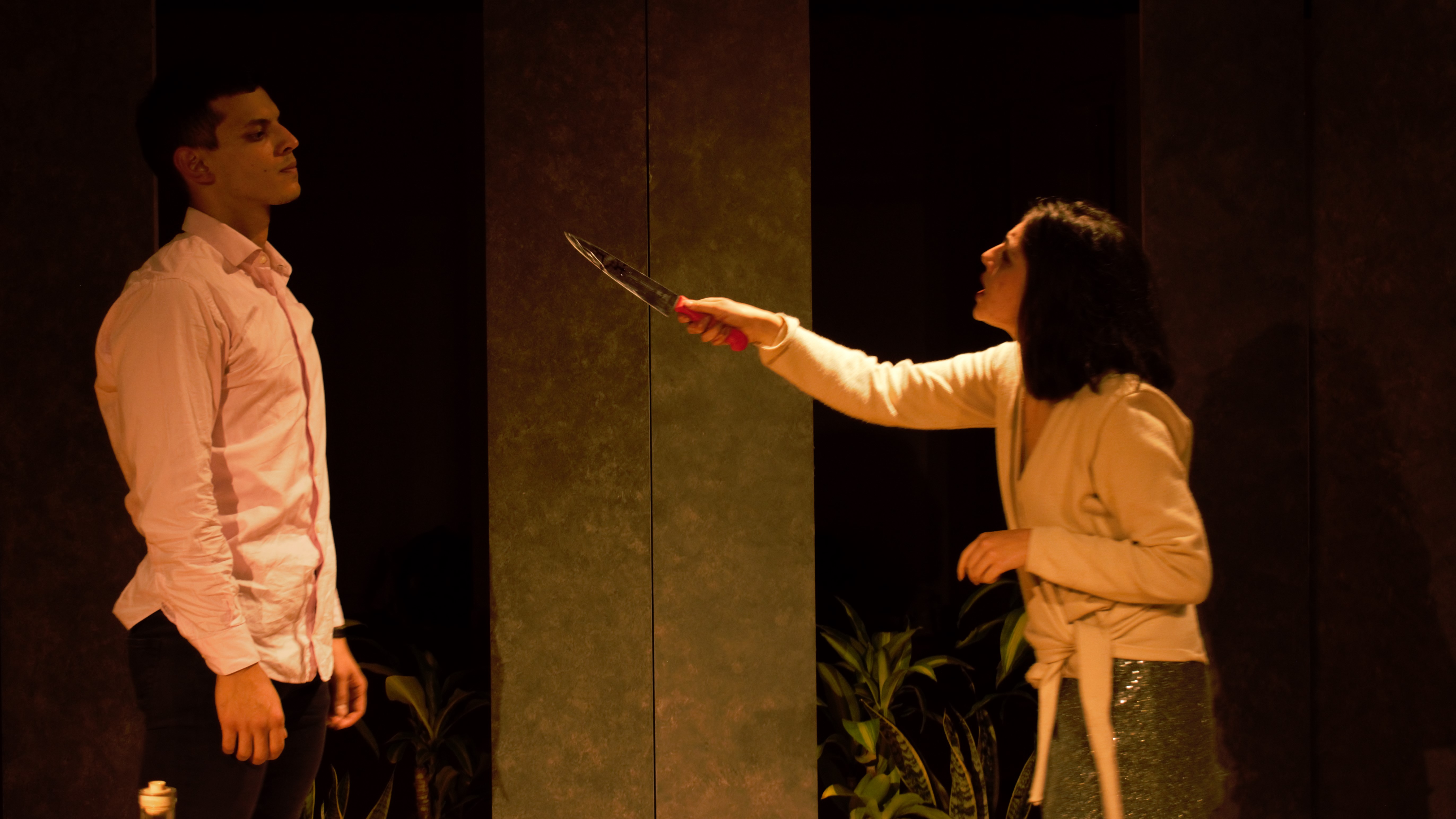 La obra es dirigida por Mariana Parejo y protagonizada por Juliana Morales, David Suárez y Angélica Pérez. Foto: Teatro En Bogota.