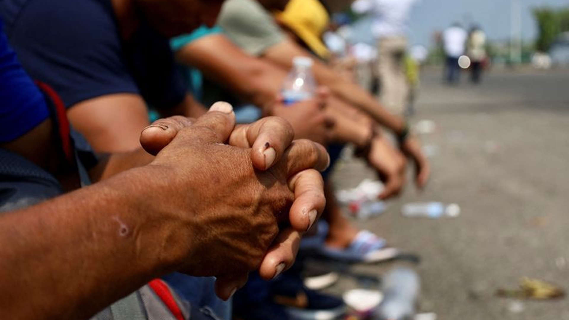 Los migrantes tenían permiso para transitar por México Foto: REUTERS/Jose Torres