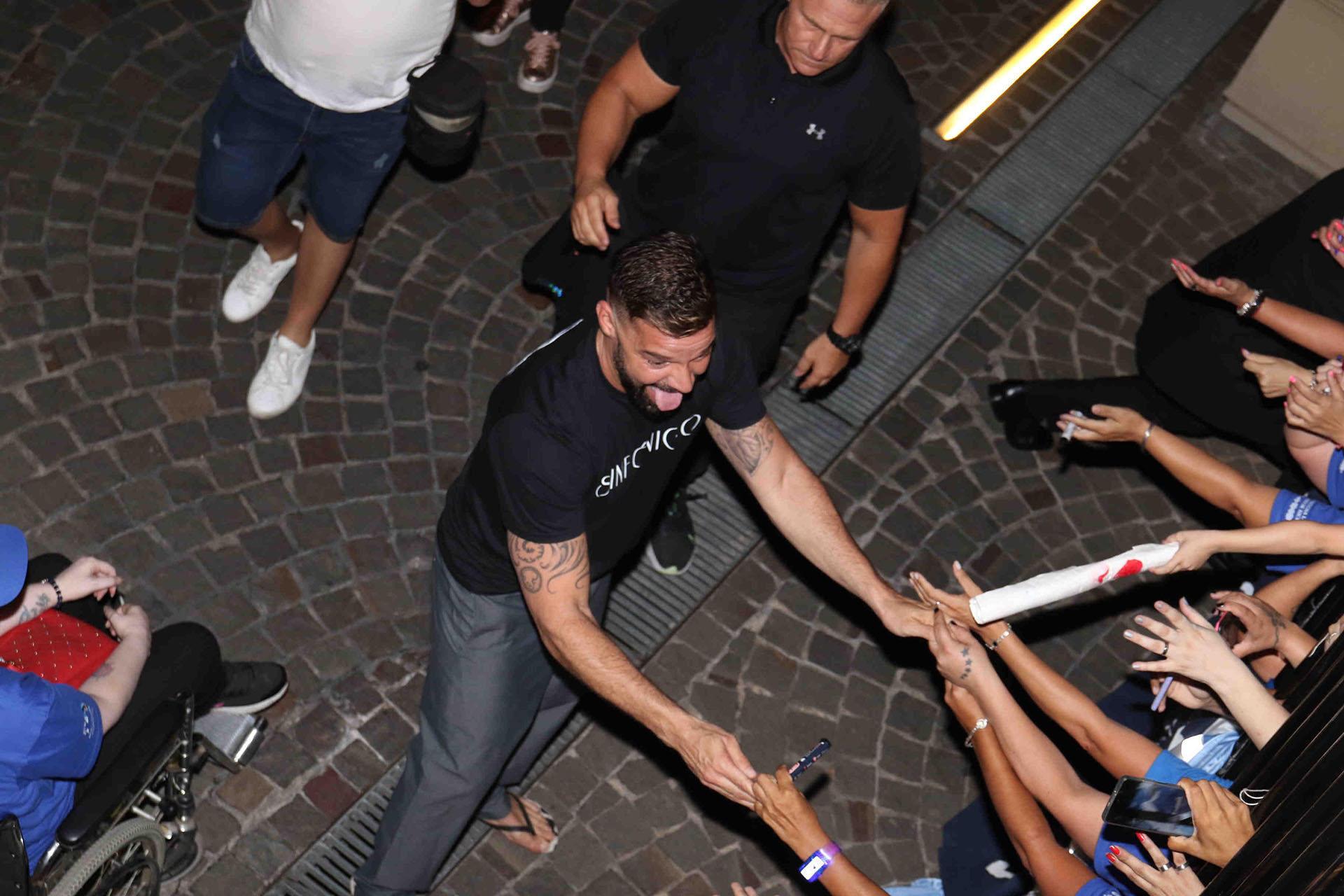 Ricky Martin se reencontró con sus fans en Buens Aires 