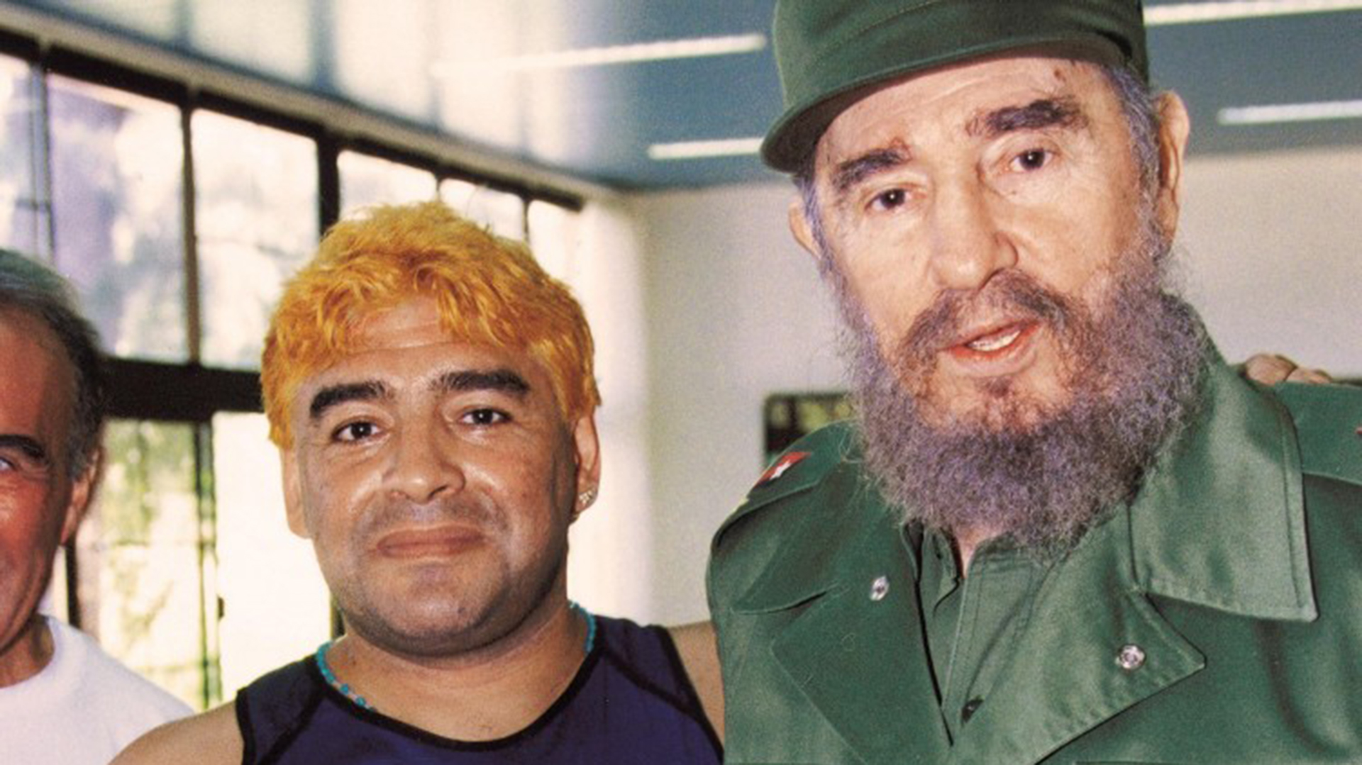 Maradona y su amigo Fidel Castro