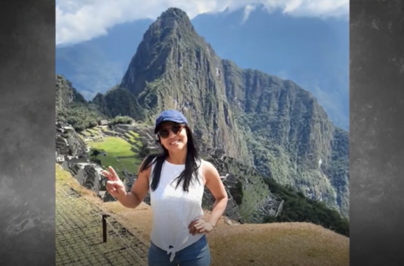 Karla Zelaya compartía fotos de su visita al Perú en un grupo familiar en WhatsApp. (América TV)