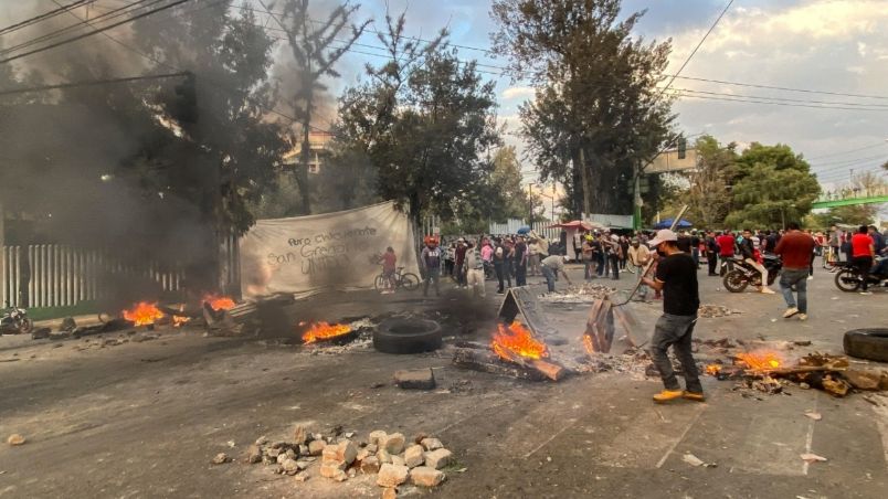 El conflicto en San Gregorio Atlapulco en Xochimilco dejó 24 heridos (CUARTOSCURO)