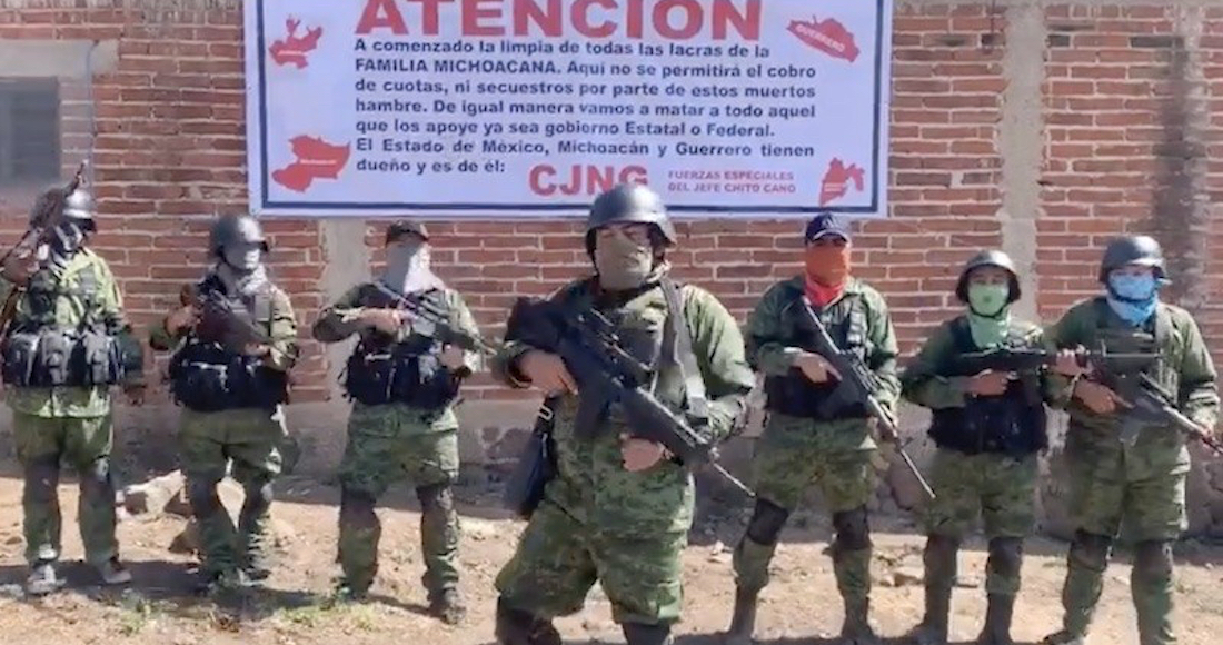 Este estado occidental de México es feudo del Cártel Jalisco Nueva Generación, uno de los más peligrosos del país (Foto: Captura de pantalla)
