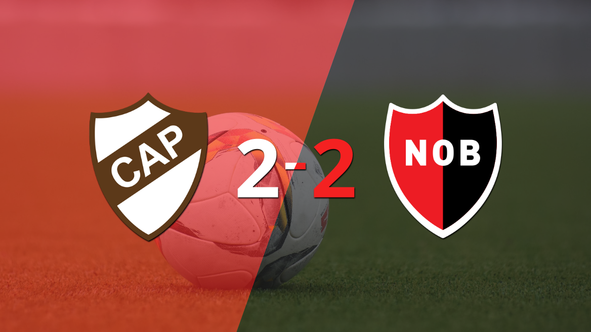 Empate a 2 entre Platense y Newell`s