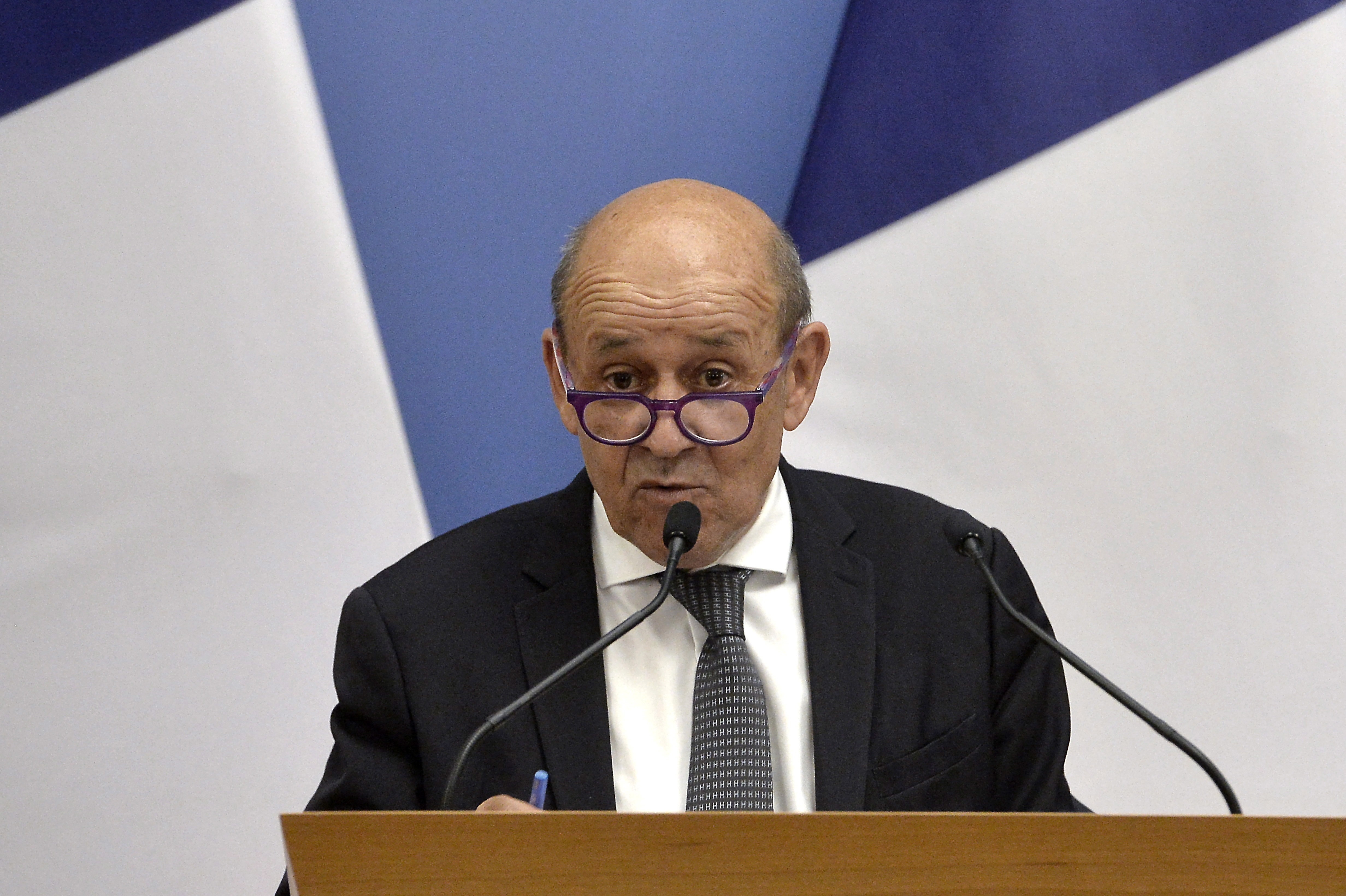El ministro francés de Exteriores, Jean-Yves Le Drian, en una fotografía de archivo (EFE/EPA/Lajos Soos)
