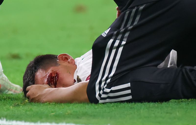 En los torneos más recientes de México, el Chucky Lozano ha protagonizado escalofriantes lesiones (Foto: USA TODAY/Kevin Jairaj)