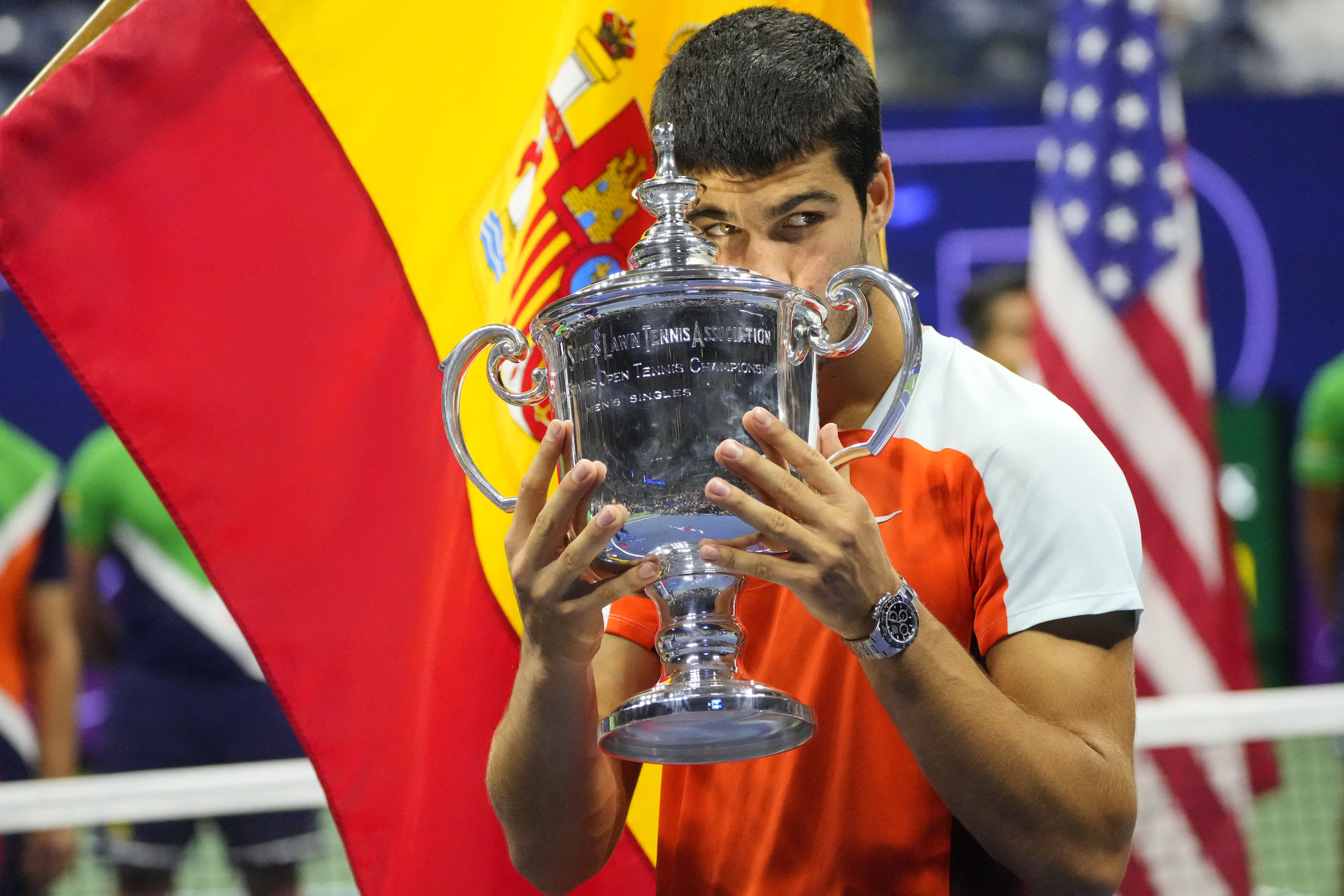 Carlos Alcaraz, ganador del US Open y nuevo número 1 del mundo (Robert Deutsch-USA TODAY Sports)