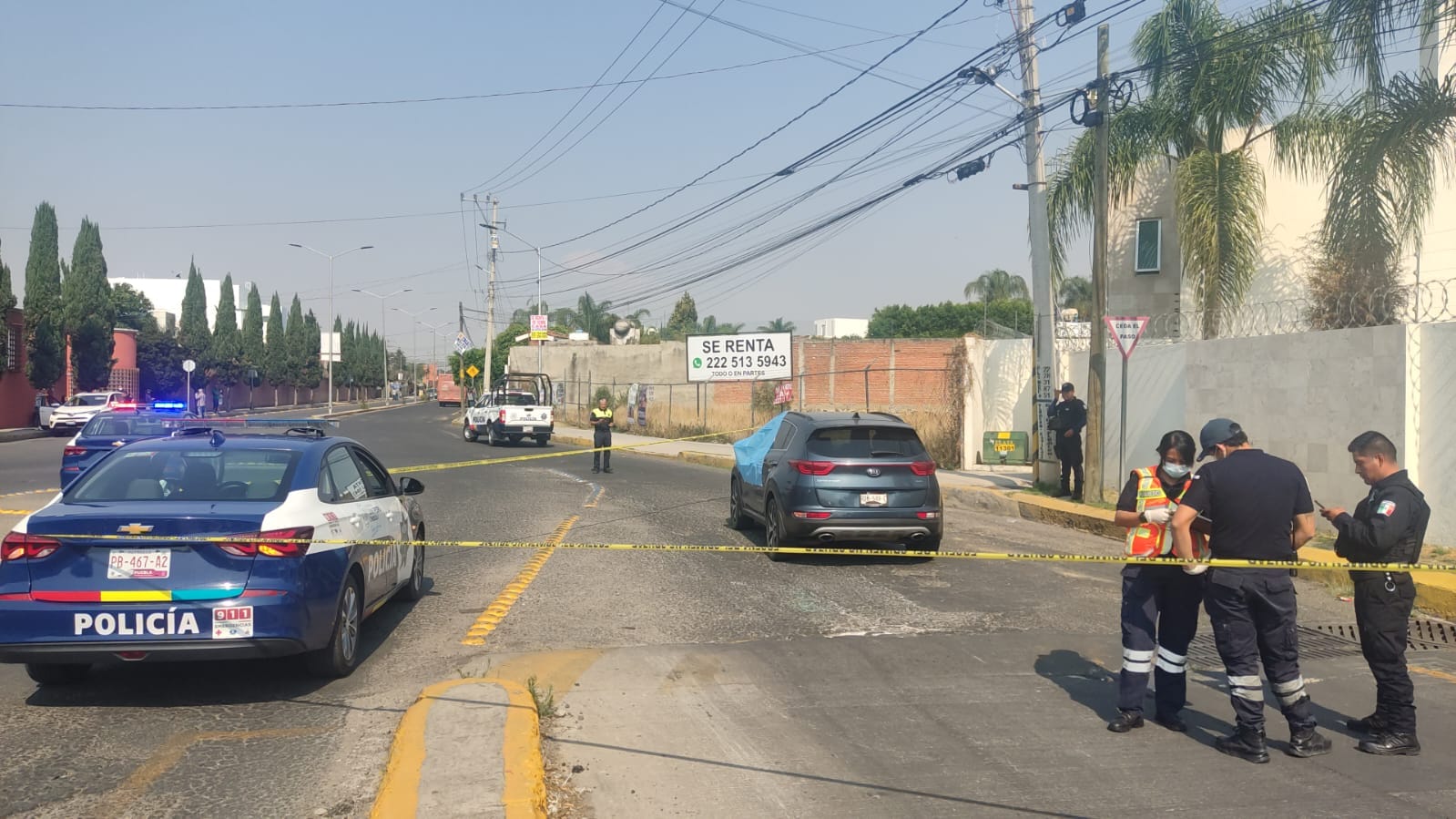 La Fiscalía de Puebla encaminará las pesquisas para dar con los responsables (Foto: Facebook/Secretaría de Seguridad Ciudadana Cholula)