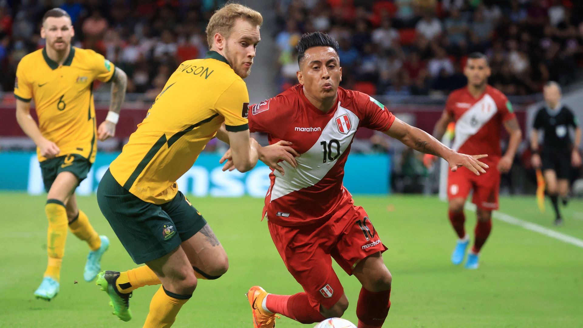 Peru lost the World Cup playoffs against Qatar 2022 to Australia