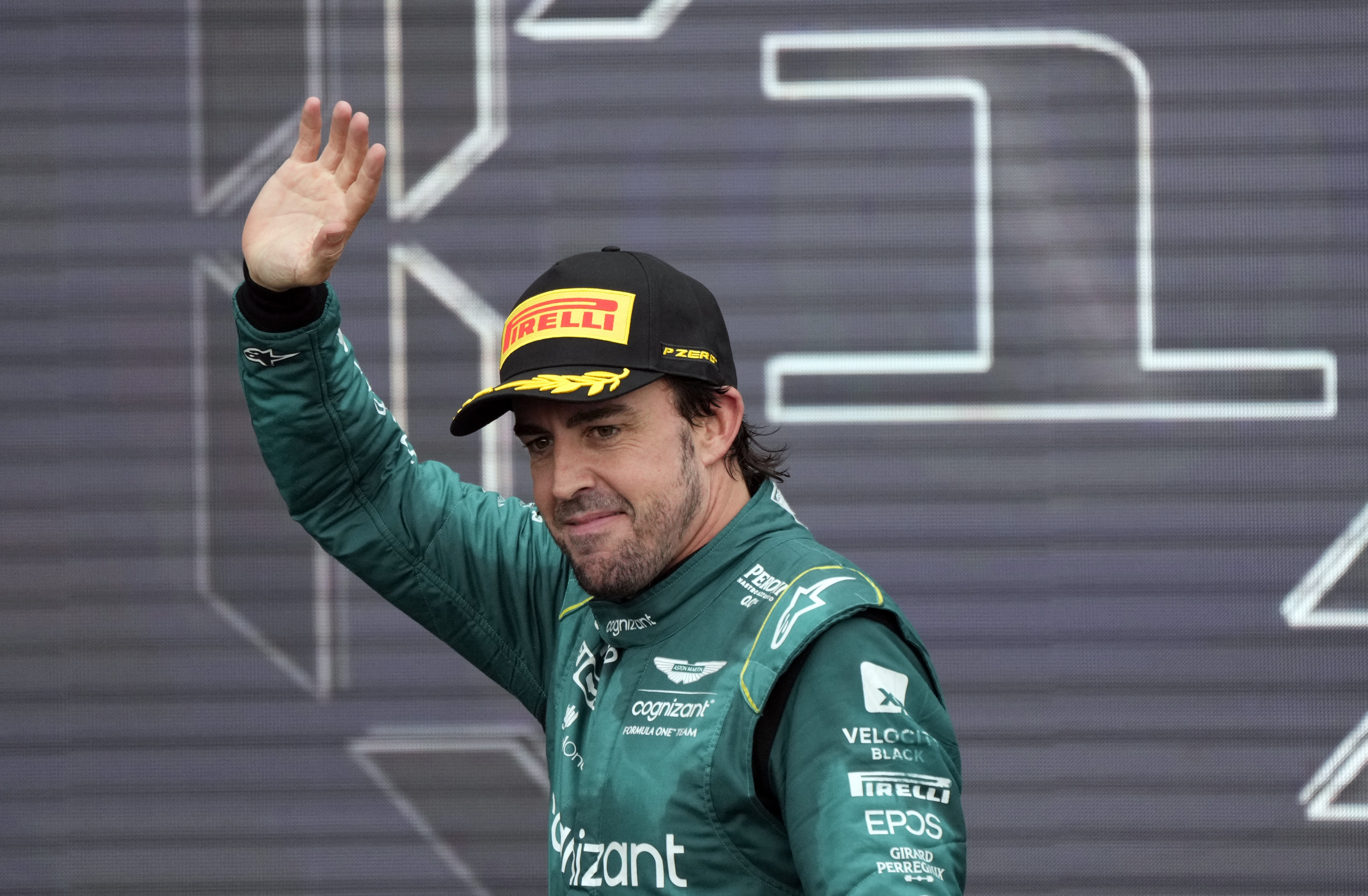 Fernando Alonso subió por 104ª vez a un podio (REUTERS/Mathieu Belanger)