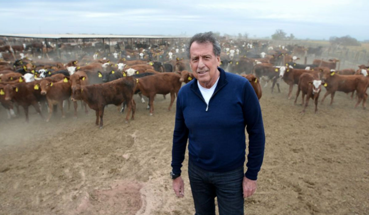 Brito sentía pasión por la producción agropecuaria y lideraba sus negocios en esa actividad con sus empresas Inversora Juramento S.A., Frigorífico Bermejo y Cabaña Juramento (Bloomberg)