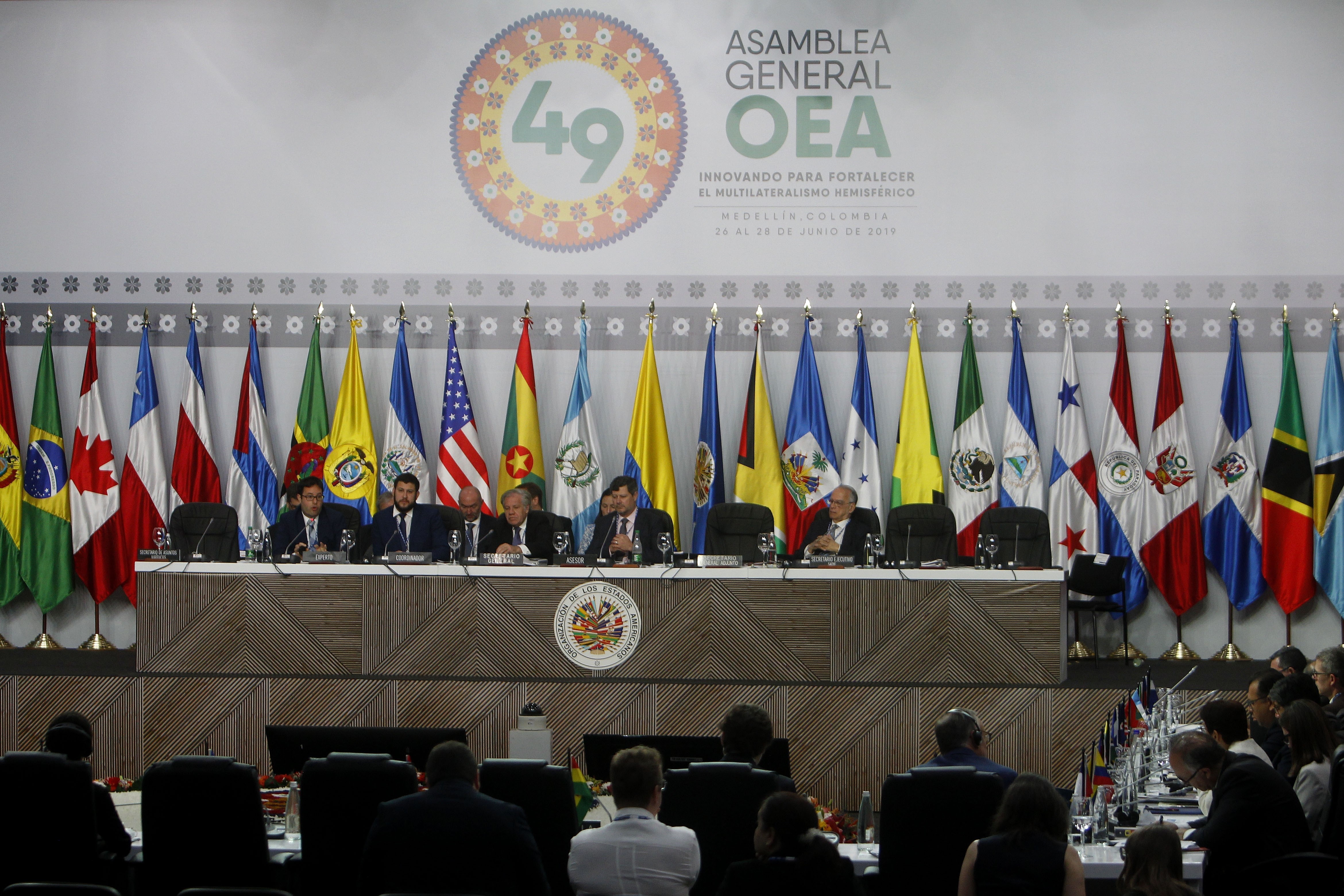  Asamblea General de la OEA de 2019 (Foto de archivo)