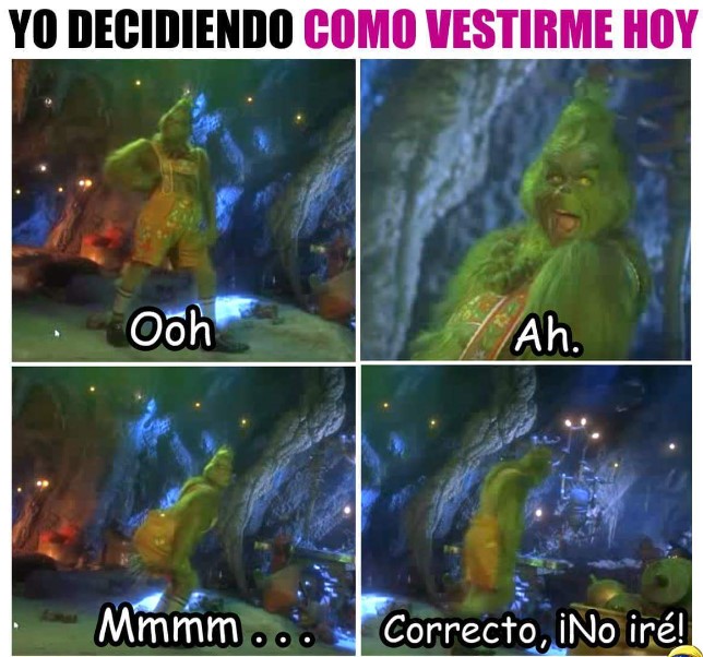 Los mejores memes de los Grinch que soportaron y sobrevivieron la Navidad -  Infobae