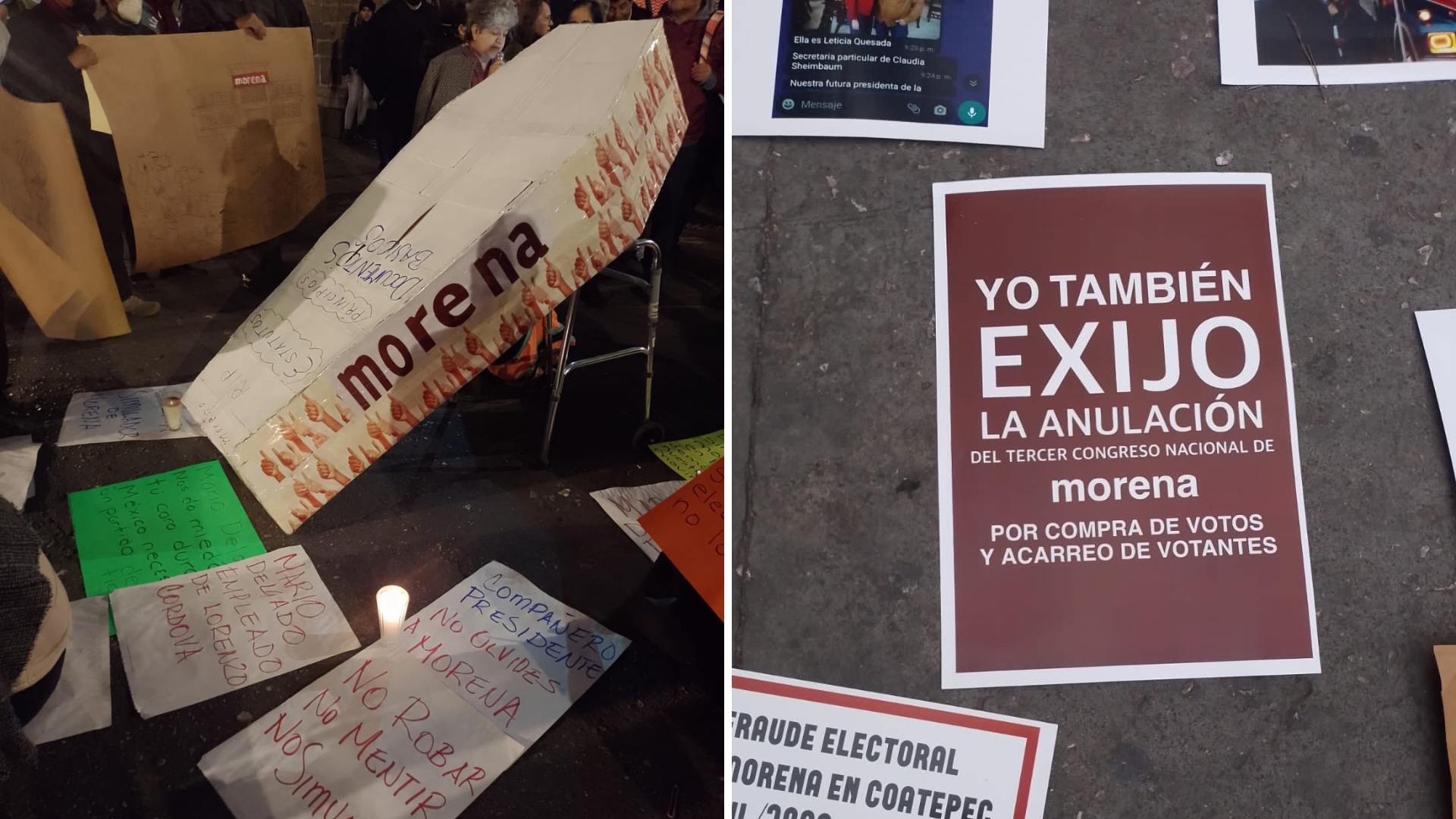 Morena vs Morena: militantes presentaron a AMLO denuncias de compra de  votos y acarreados en elecciones internas - Infobae