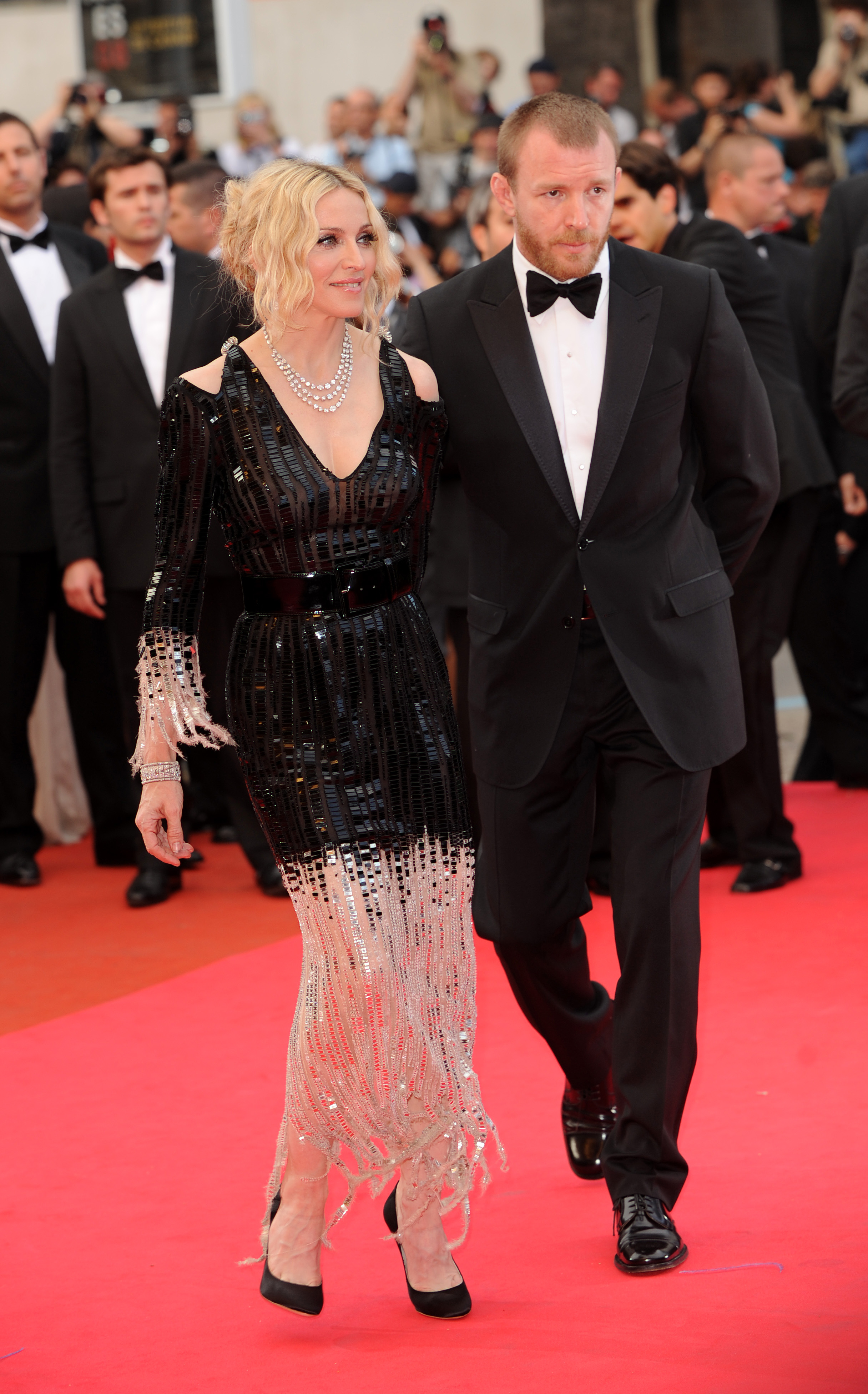 Madonna realizó una recepción en el Ritz Carlton Hotel para conmemorar el fin de su relación con el cineasta británico Guy Ritchie