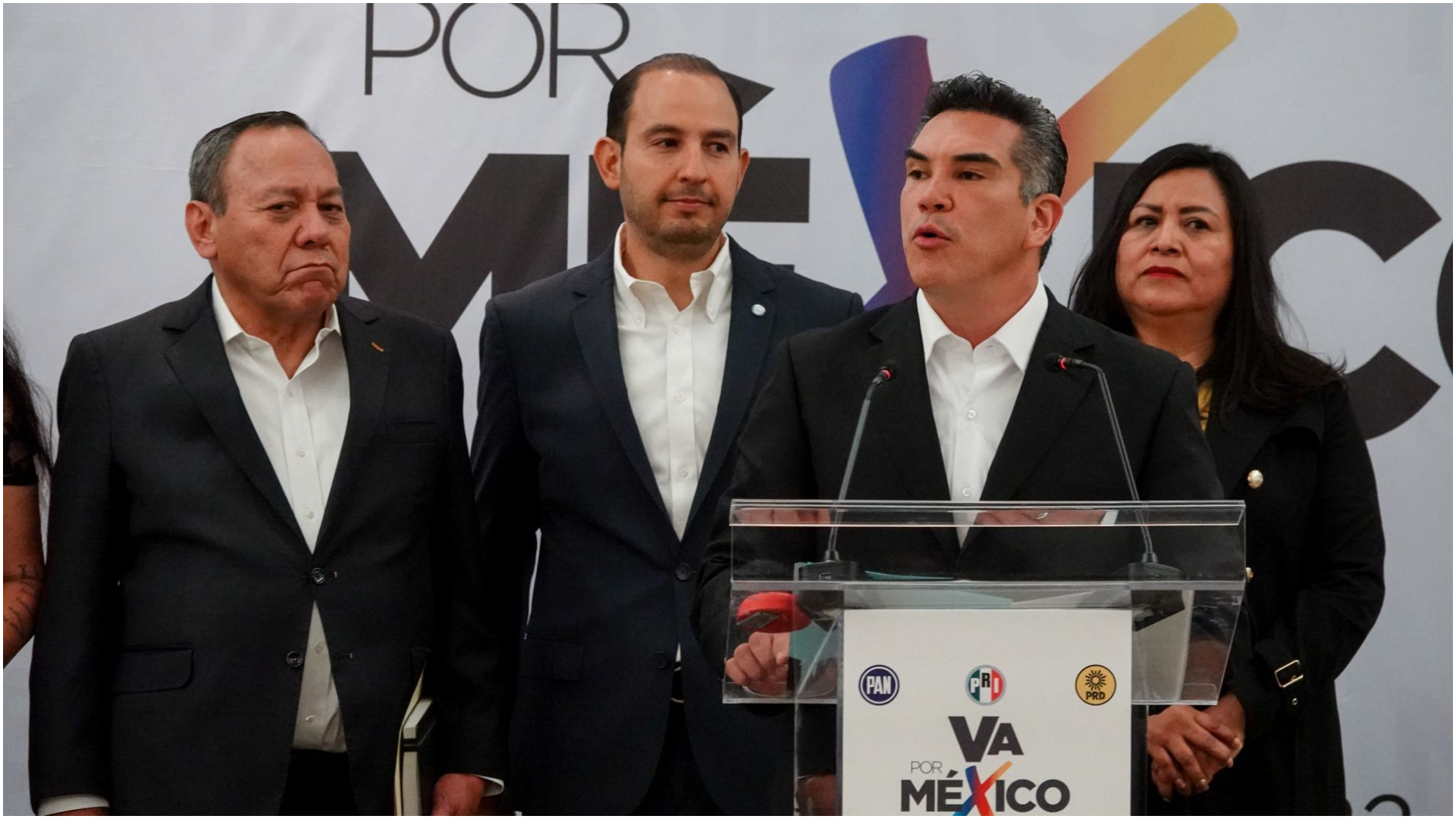 At the end of the elections in Edomex and Coahuila, Va por México would begin its path towards the presidential succession (Cuartoscuro)