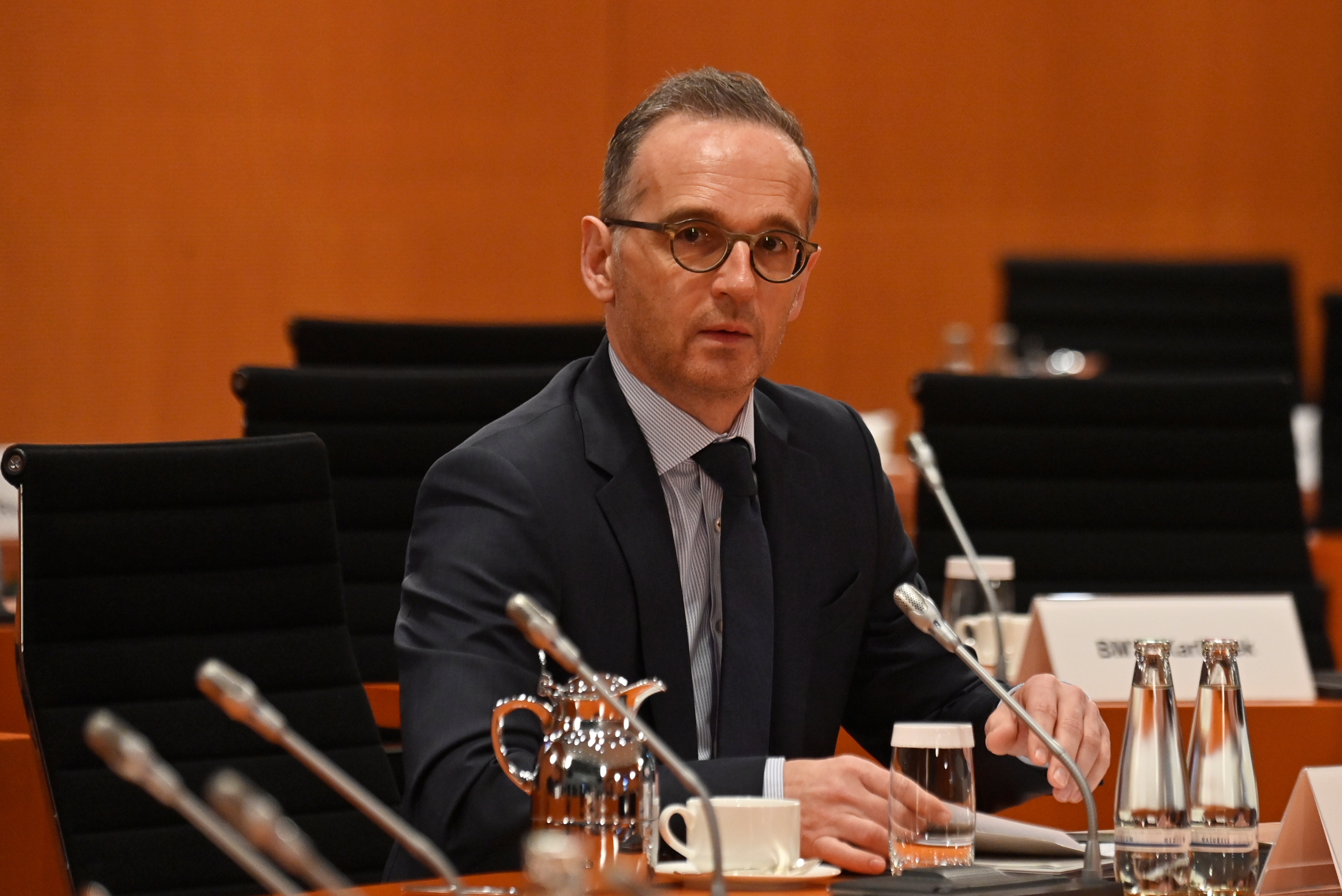 German Justice Minister Heiko Maas, who apologized in 2017 on behalf of the state for the persecution of homosexuals (John Macdougall/Pool via REUTERS)
