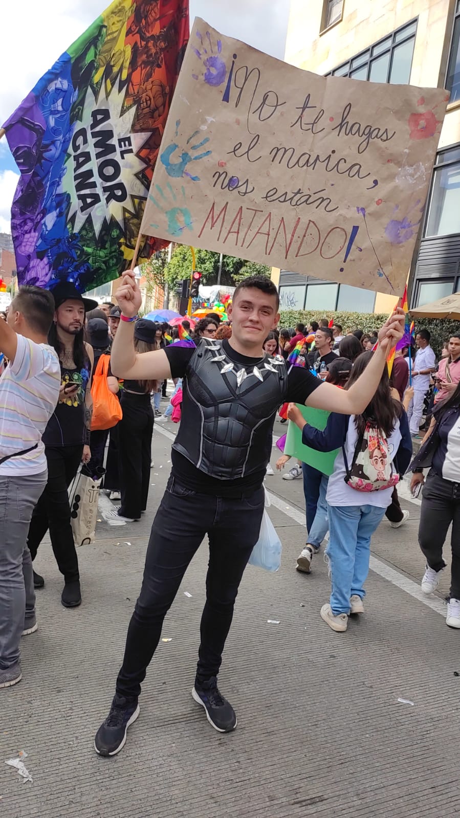 Marcha LGBT+ en Bogotá.
Foto: Infobae / Iván Acosta