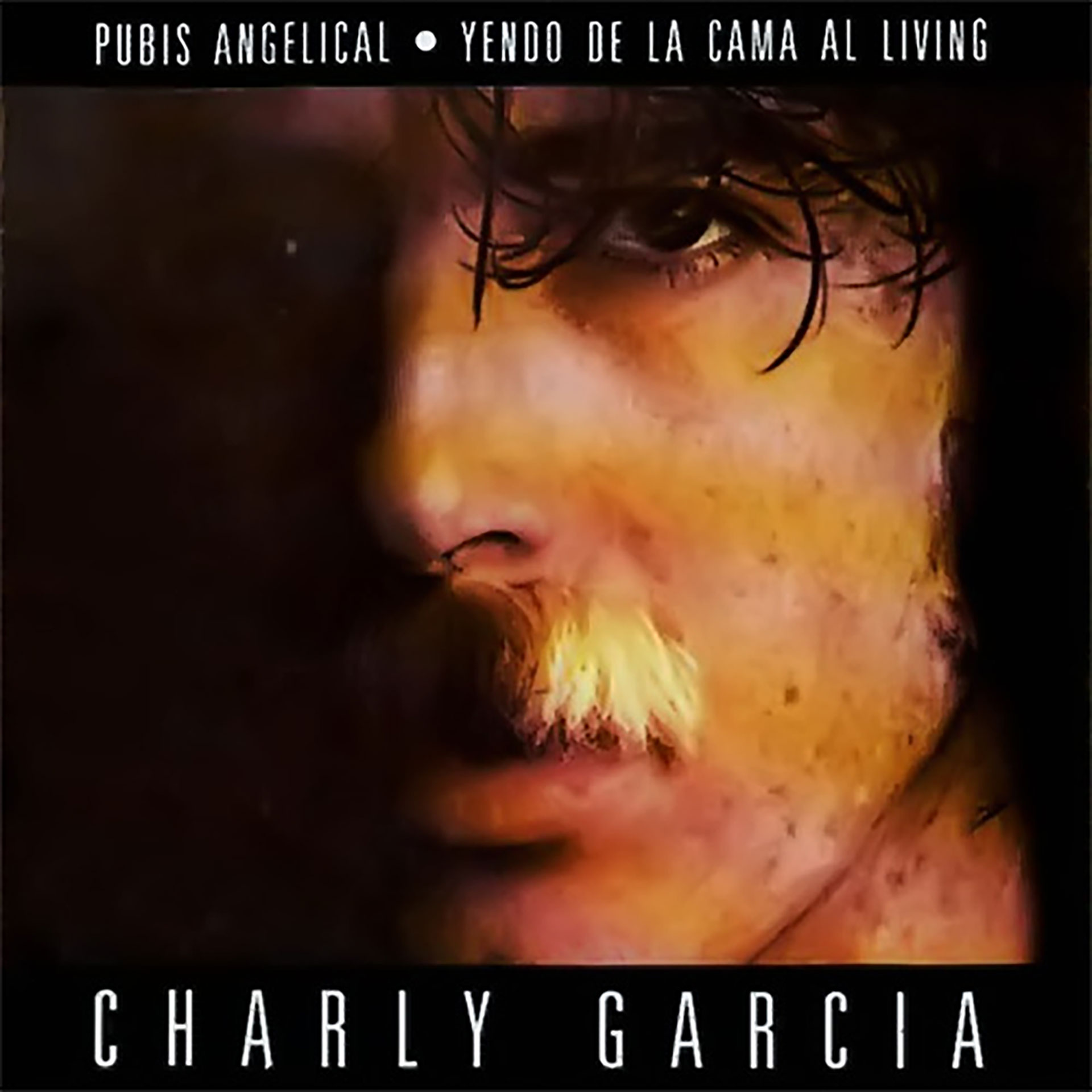 La portada del disco doble que contenía la banda de sonido de la película Pubis Angelical y Yendo de la cama al living
