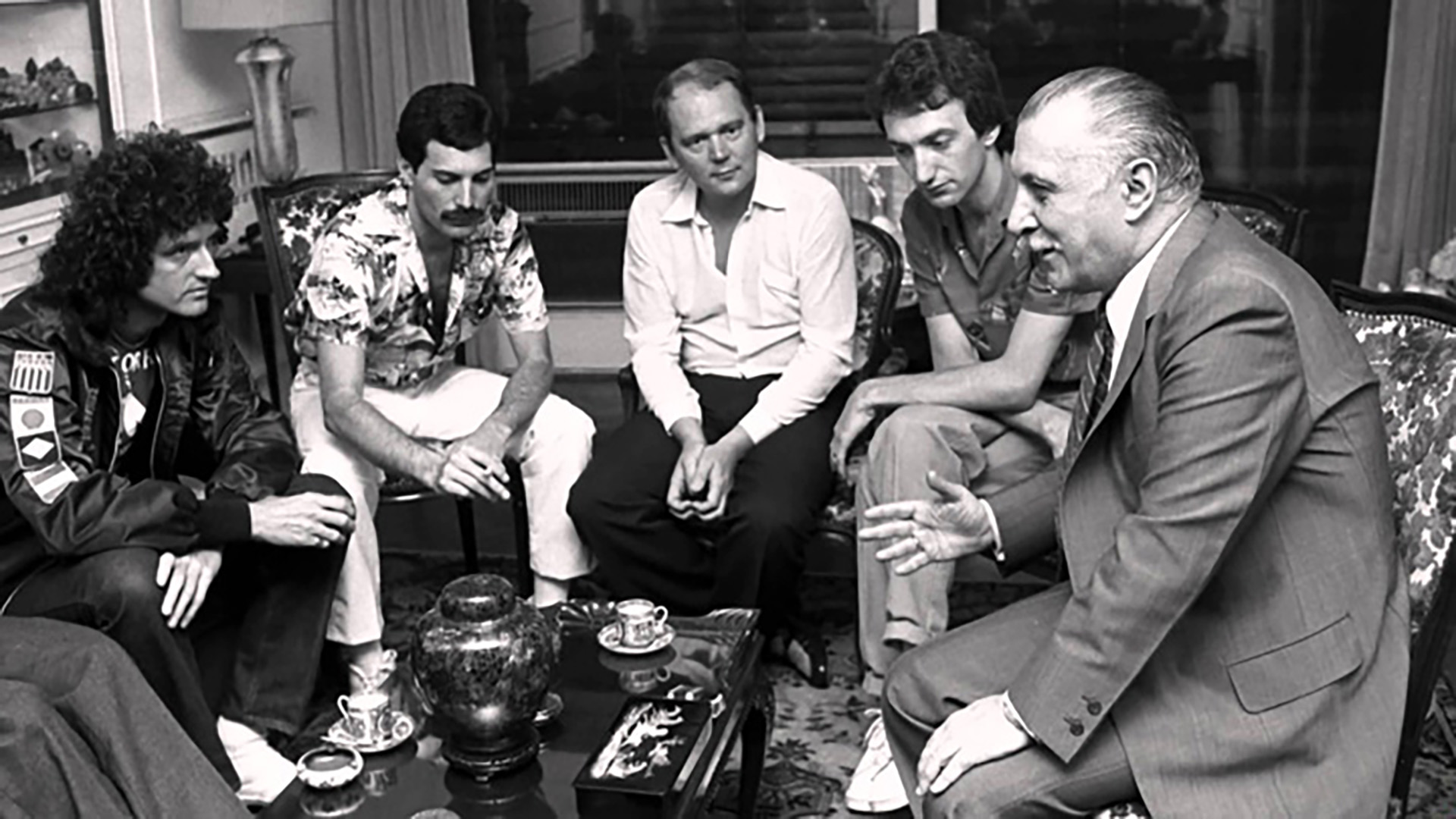 Roberto Viola se reunió con los músicos de Queen cuando la banda visitó la Argentina en 1981 