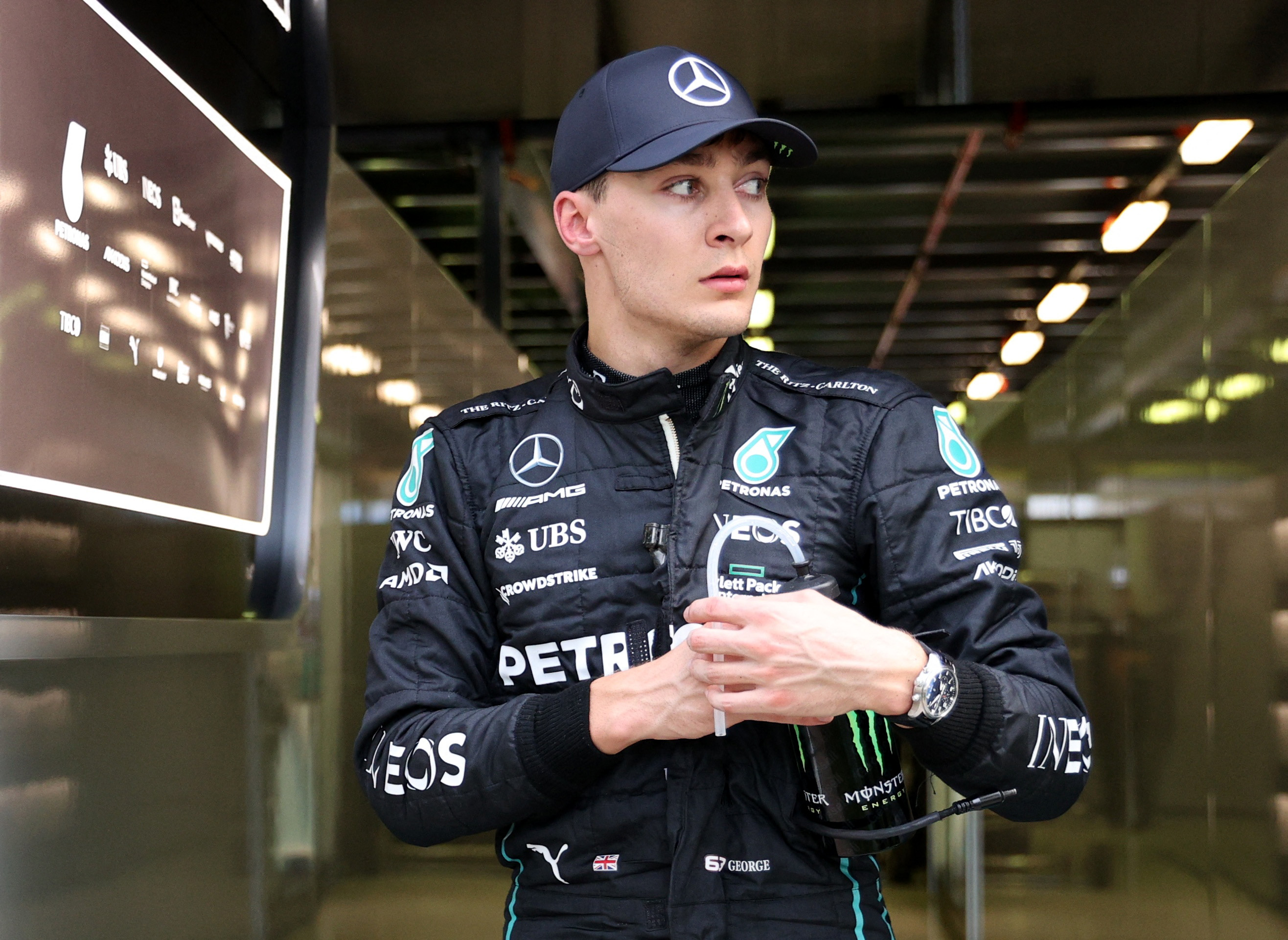 George Russell también fue crítico con el momento que vive Mercedes (Foto: Reuters)