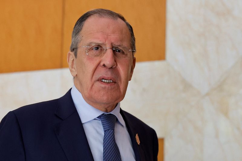 FOTO DE ARCHIVO: El ministro de Exteriores ruso, Serguéi Lavrov, en Nusa Dua, Bali, Indonesia, el 8 de julio de 2022. REUTERS/Willy Kurniawan