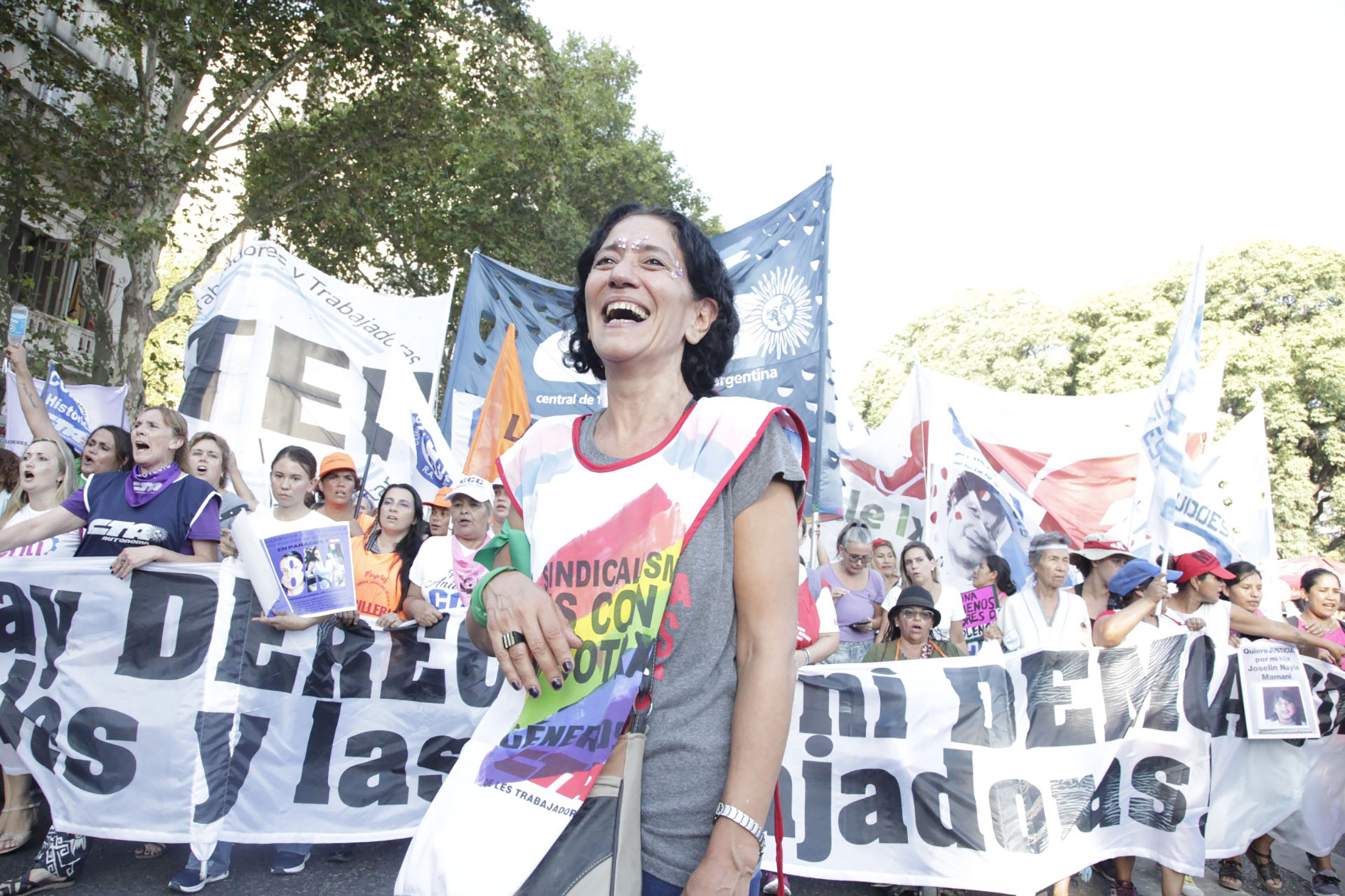 "El movimiento feminista está en el sindicalismo y el sindicalismo está presente en el movimiento feminista", dijo Yamile Socolovsky, Secretaria de Género de CTA-T y Secretaria de Relaciones Internacionales de CONADU 