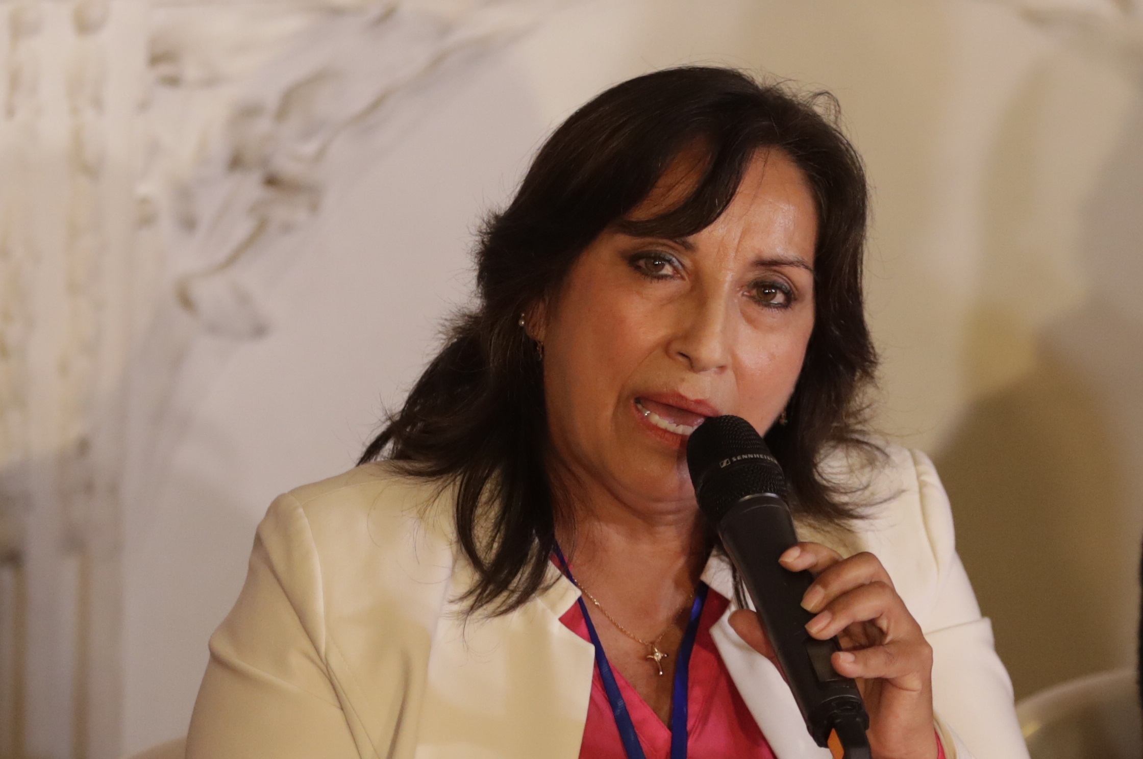 Imagen de archivo de la vicepresidenta de Perú, Dina Boluarte. EFE/ Paolo Aguilar
