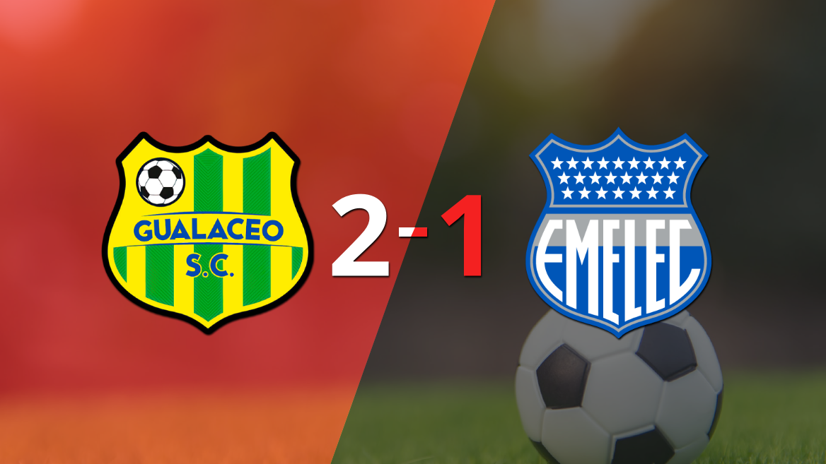 Gualaceo le ganó a Emelec en su casa por 2-1