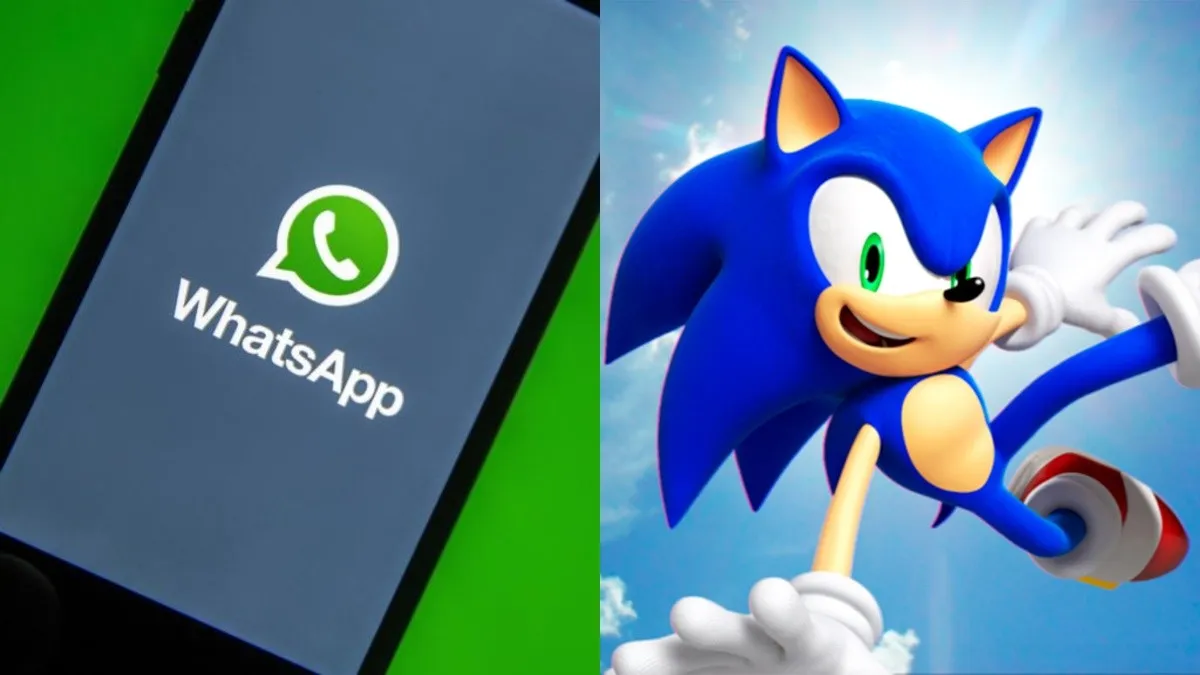 Mandar audio por WhatsApp con la voz de Sonic. (foto: Crónica)