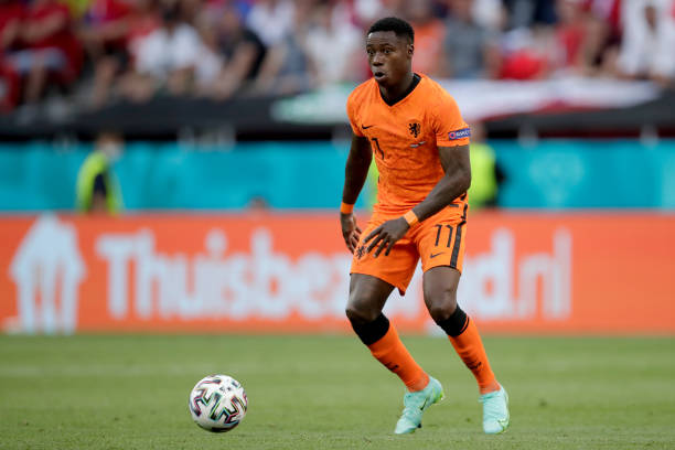 Quincy Promes jugó la Eurocopa 2020 con la selección neerlandesa. (Eric Verhoeven/Soccrates/Getty Images)